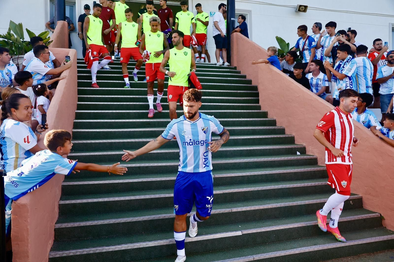 Almería-Málaga CF, en fotos