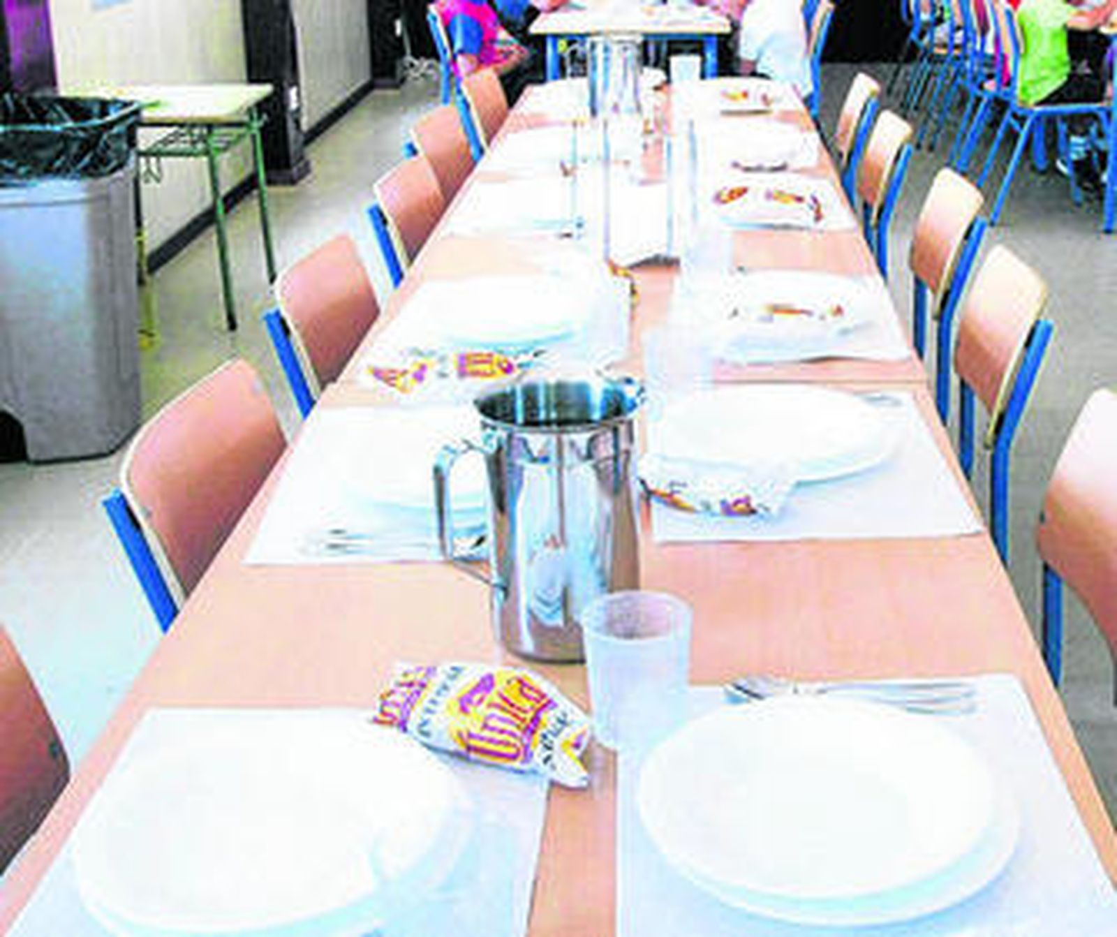 Uno de los comedores escolares de los centros educativos.
