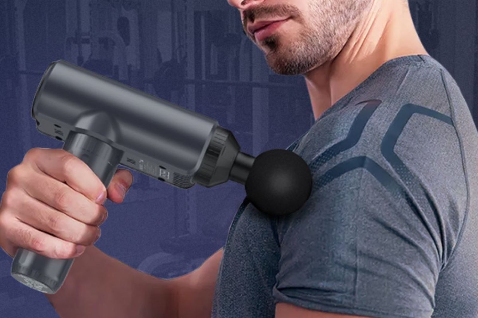 Elimina la tensión al mejor precio: consigue esta pistola de masaje muscular a mitad de precio