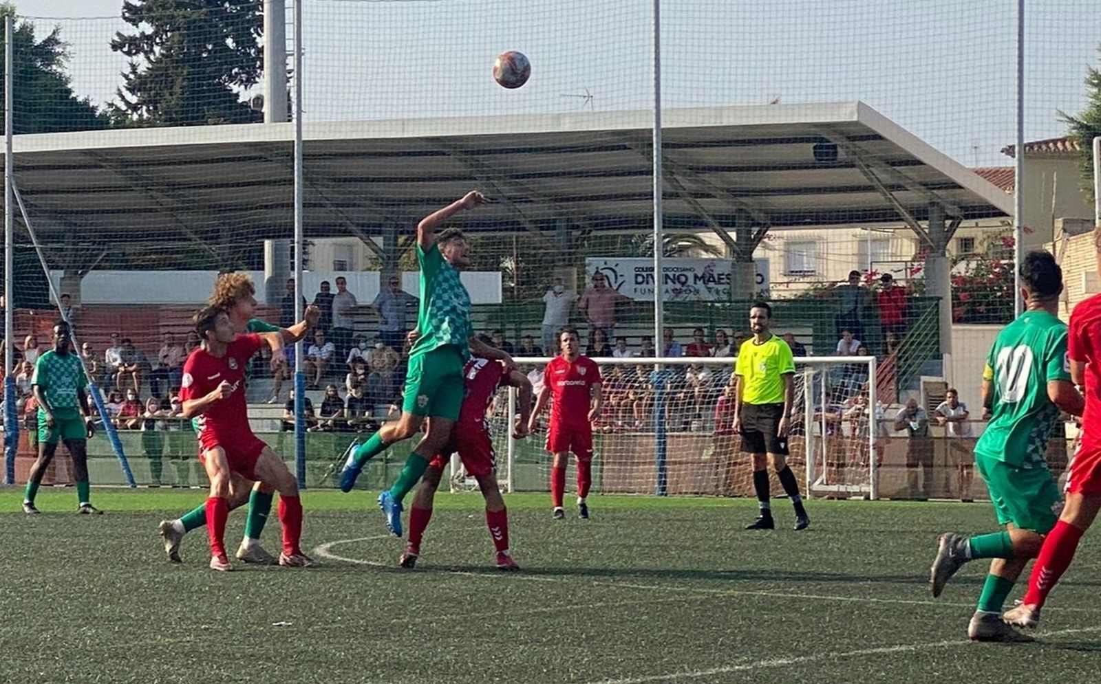 Una imagen del partido.