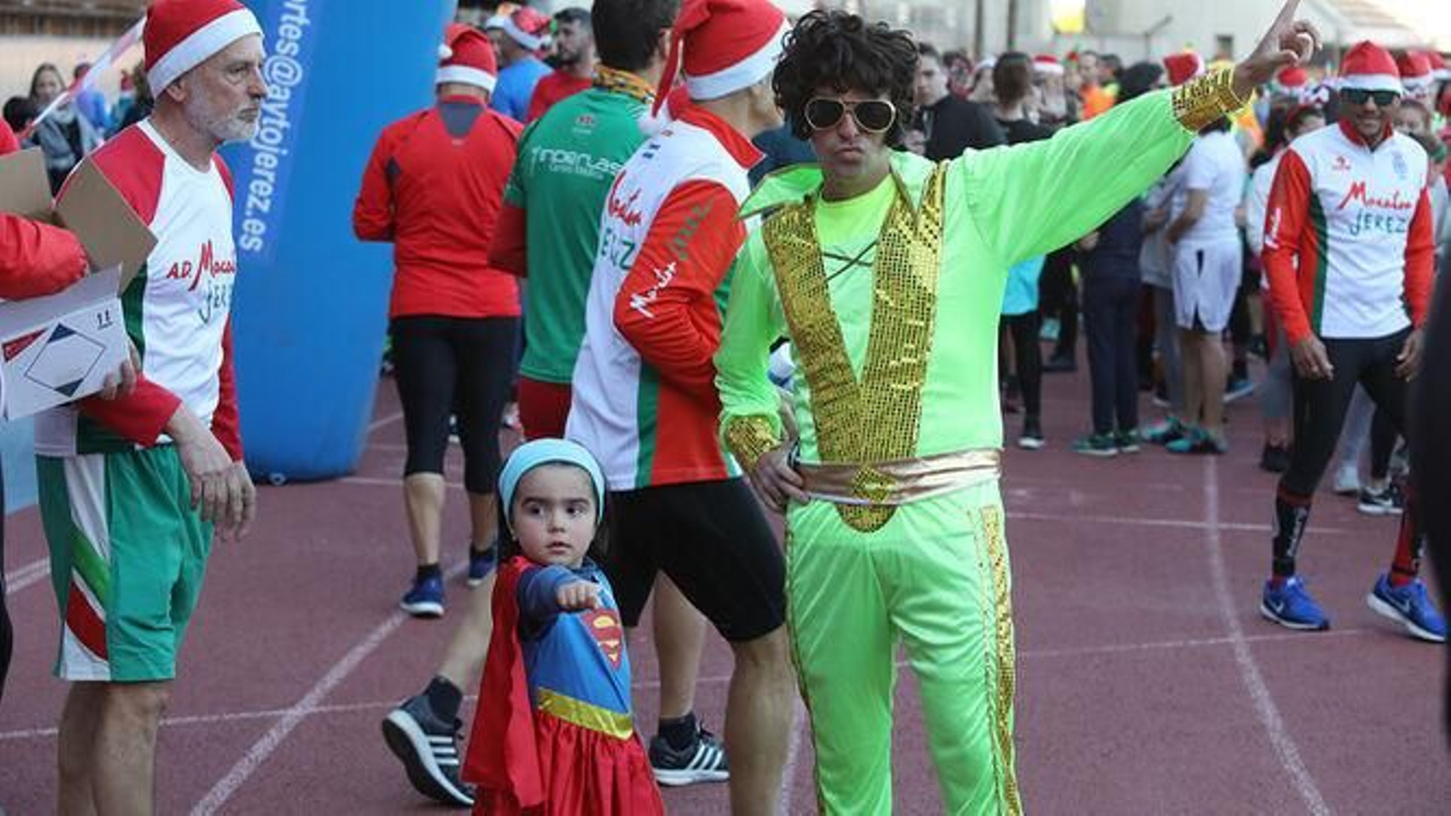 Carrera de San Silvestre en Jerez, el año 2018.