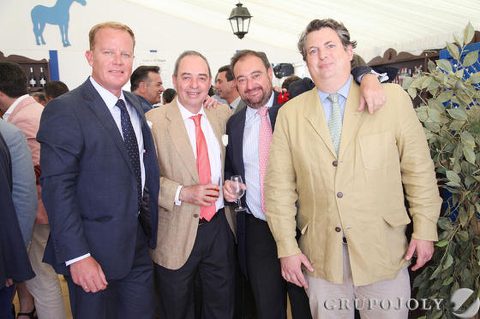 Stefaan de Clerck, José Ferradans, Tomás Valiente y Alfonso Domecq.

Foto: Vanesa Lobo