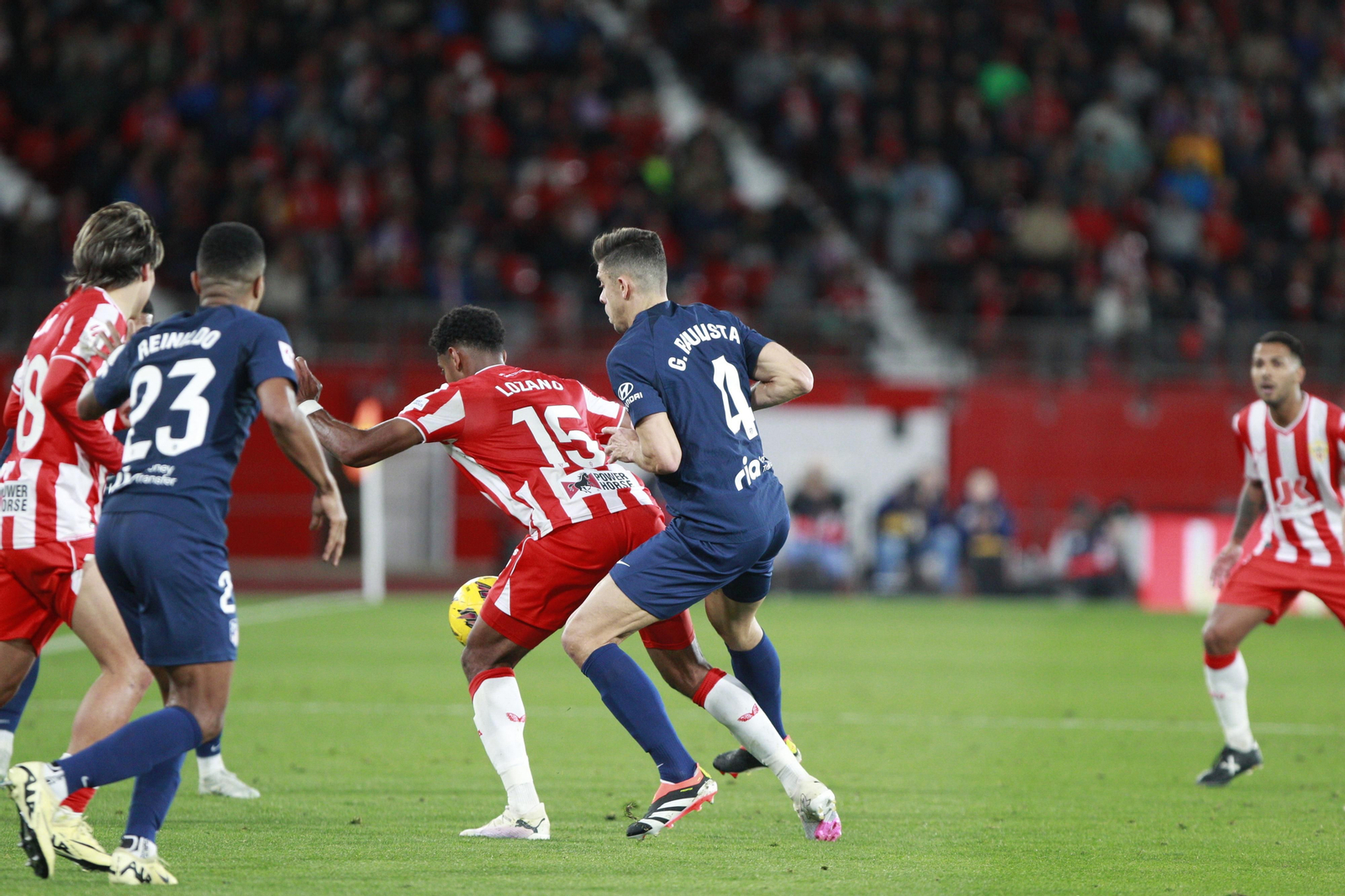 Las mejores imágenes del partido U.D. Almería-Atlético de Madrid