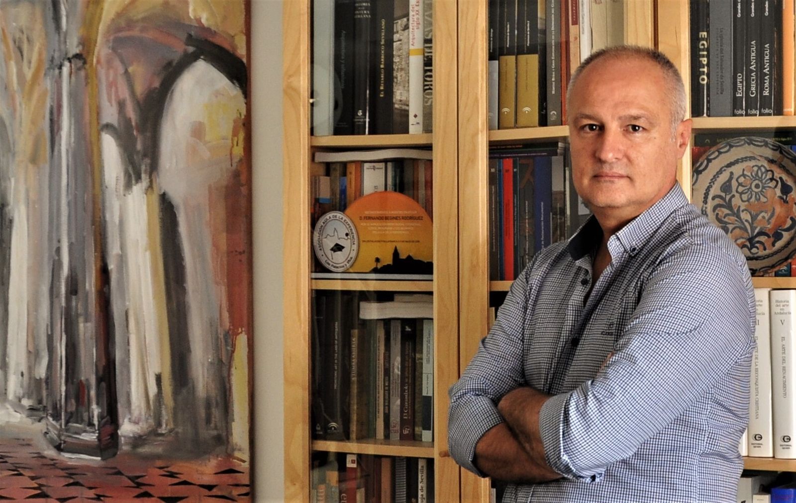 Fernando Bejines, en su domicilio.