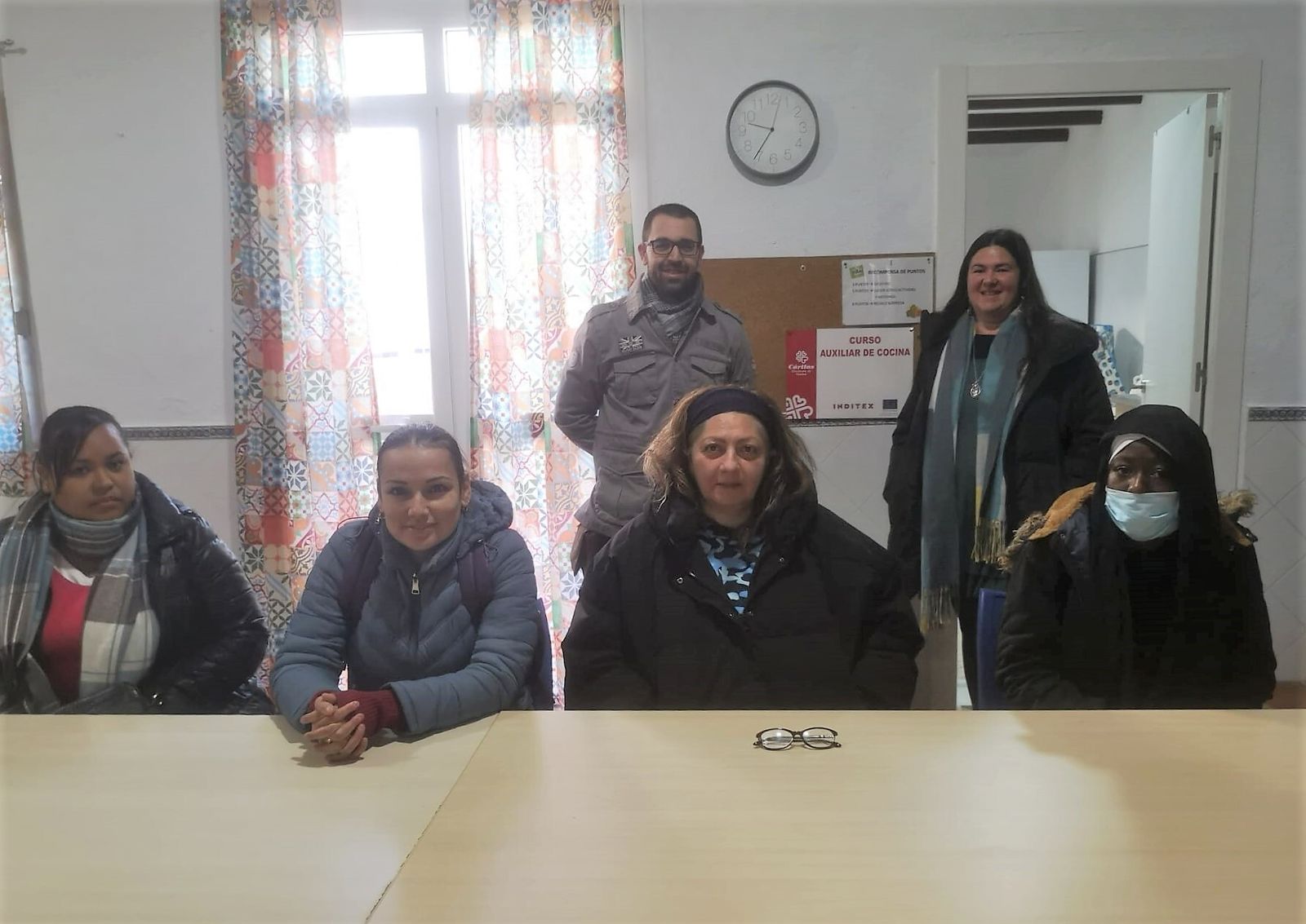 Algunos de los alumnos del curso.