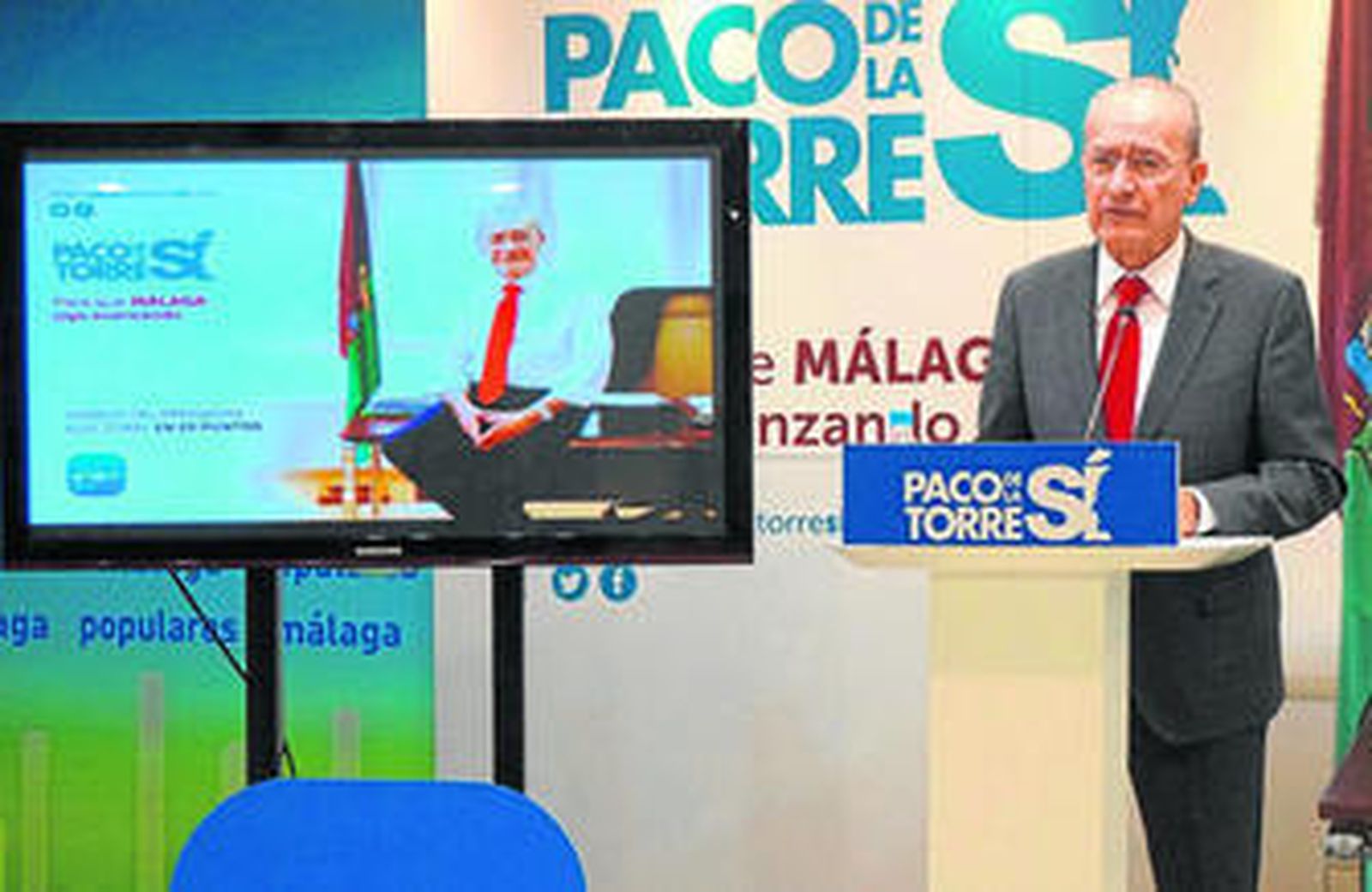 Francisco de la Torre, durante la presentación de su lista.