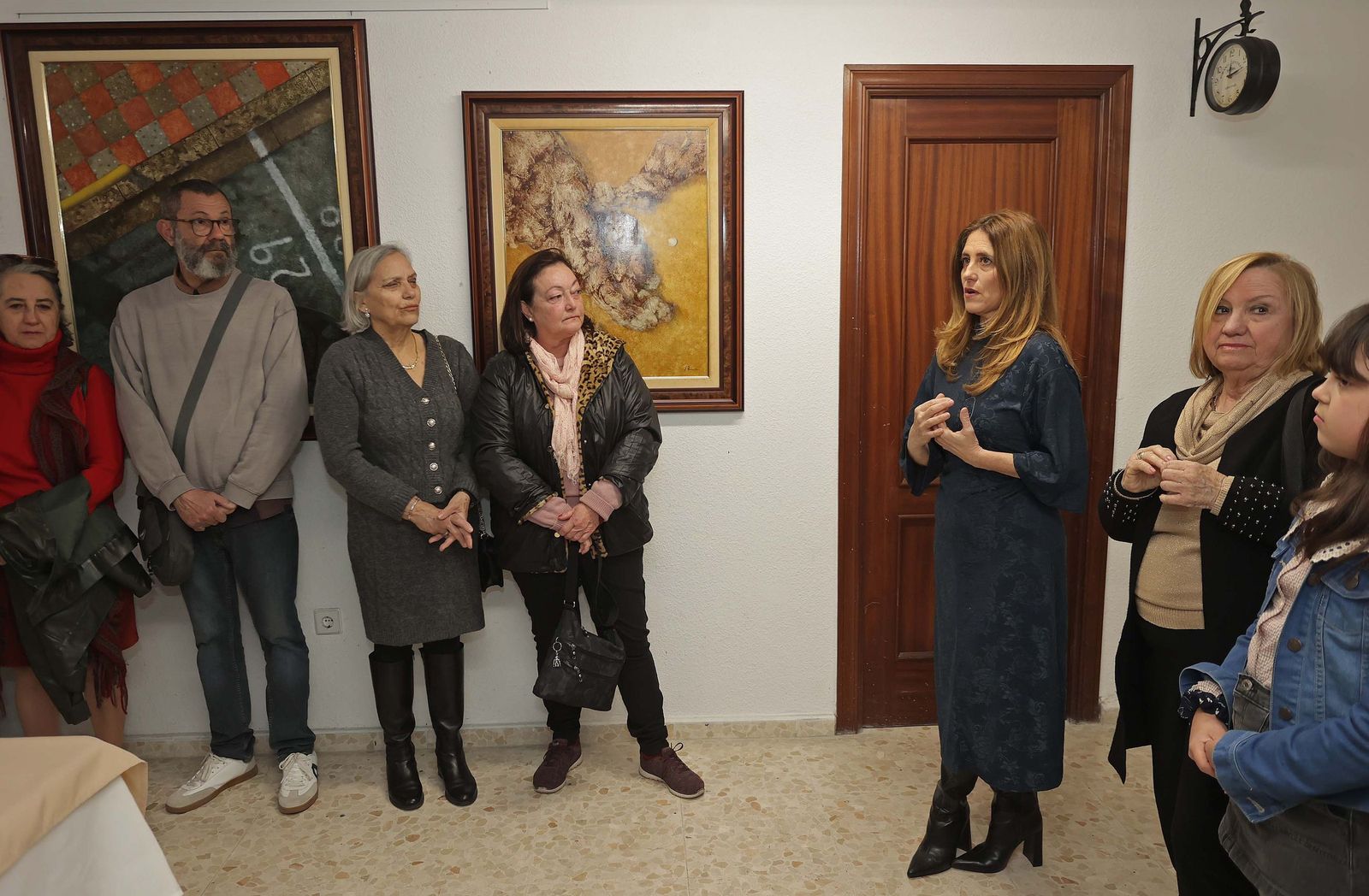 Fotos de la exposición de Juan Zahara en la asociación cultural Alarte de Algeciras