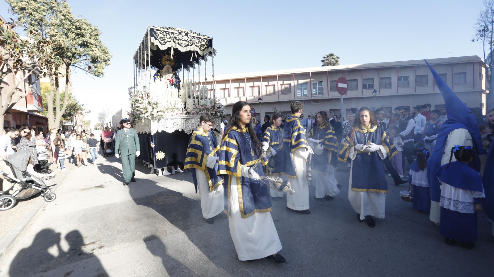 Fotos del Domingo de Ramos  en La Línea: Sagrada Flagelación y María Santísima de la Estrella