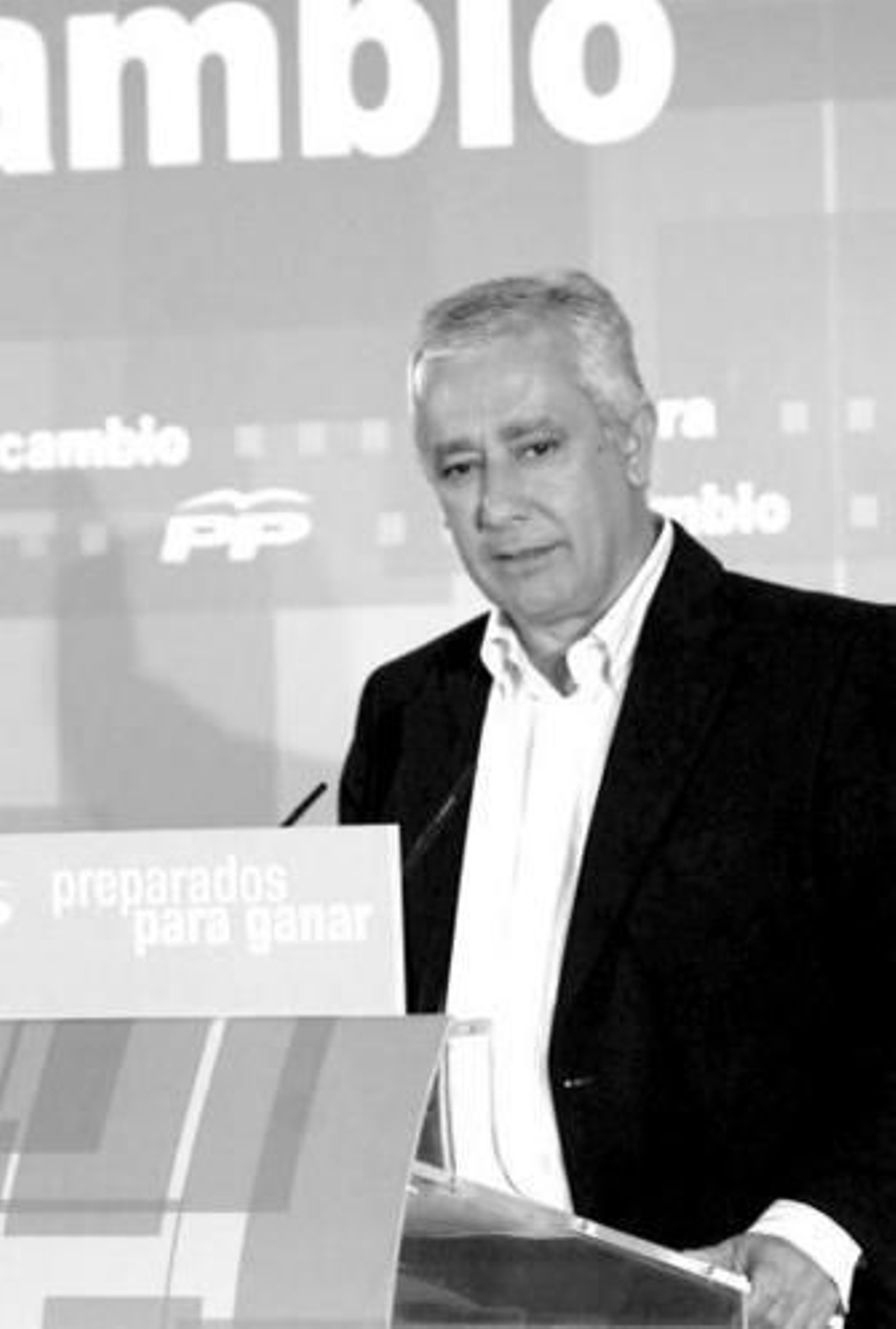 Javier Arenas en unas jornadas celebradas en Córdoba en diciembre.