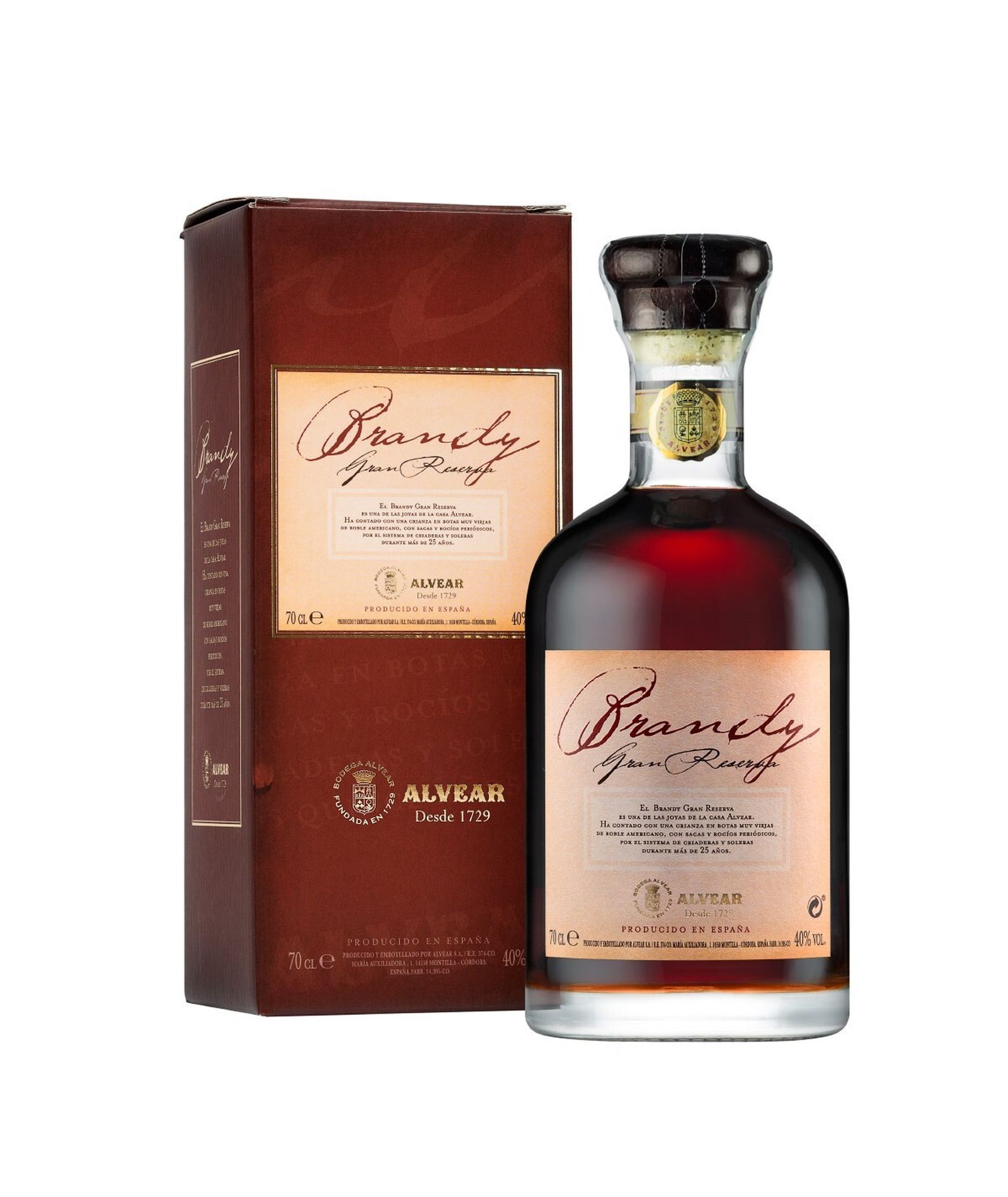 Brandy Gran Reserva de Bodegas Alvear