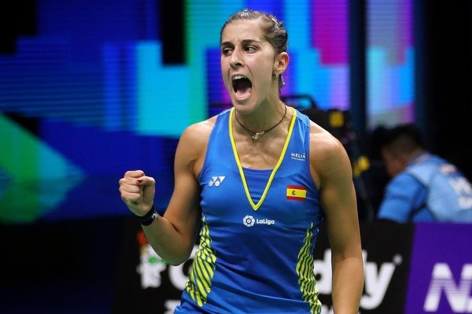 Las imágenes de la final del Mundial de Bádminton entre Marín y Sindhu