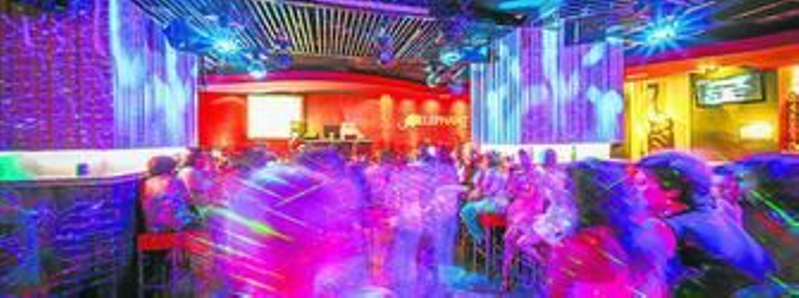 Interior de la discoteca Elephant ubicada en la calle Muñoz Arenillas de la capital gaditana.