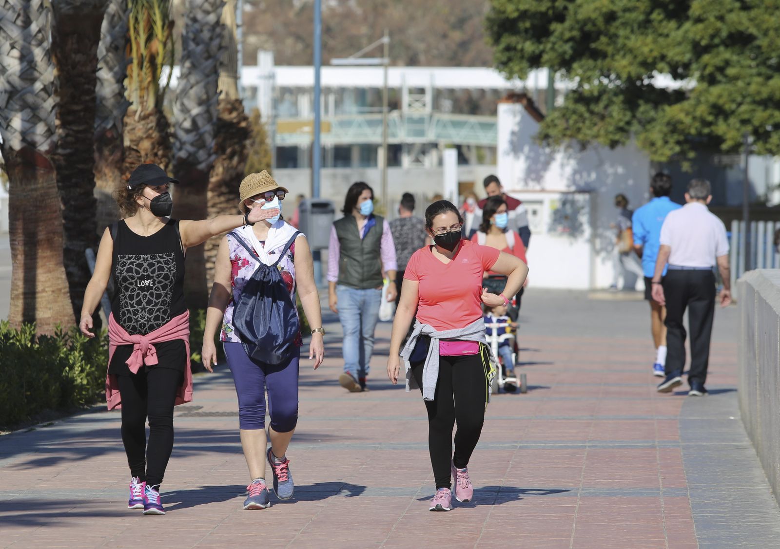 Fotos: Sol, playa y terrazas en un final de enero atípico en Málaga
