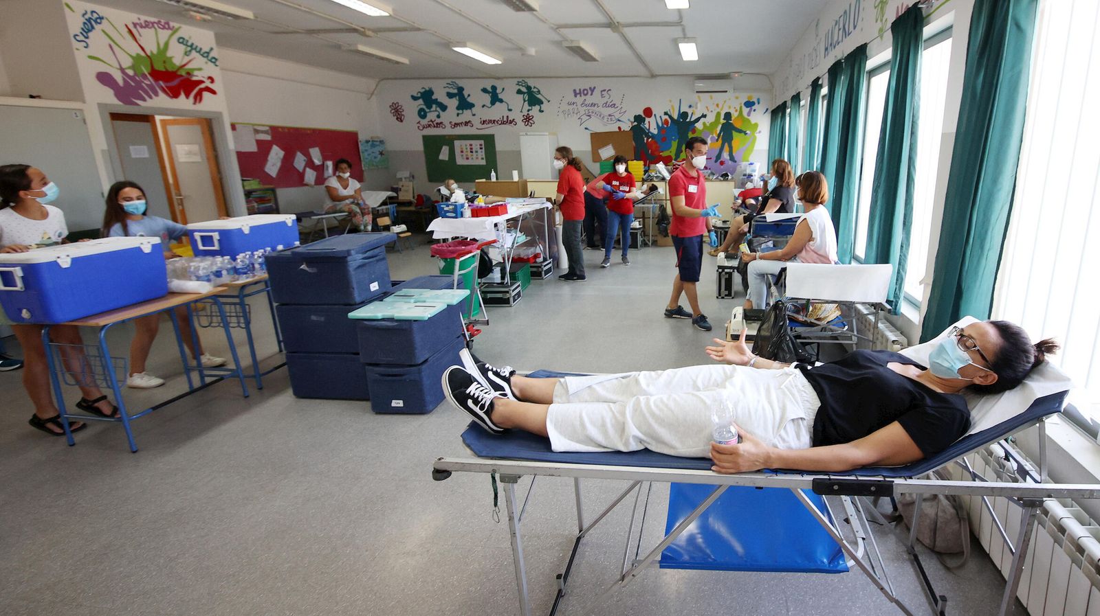 Donación de sangre en el CEIP La Marquesa.