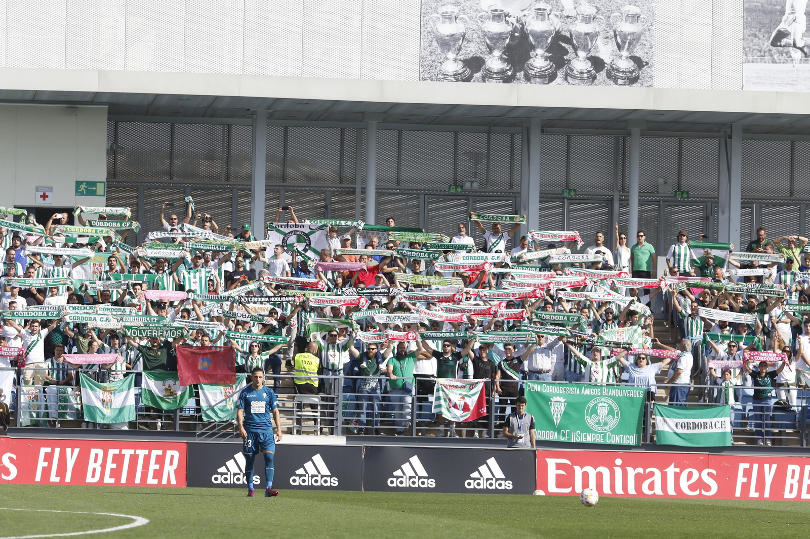 Las imágenes de la afición del Córdoba CF en el Alfredo Di Stéfano