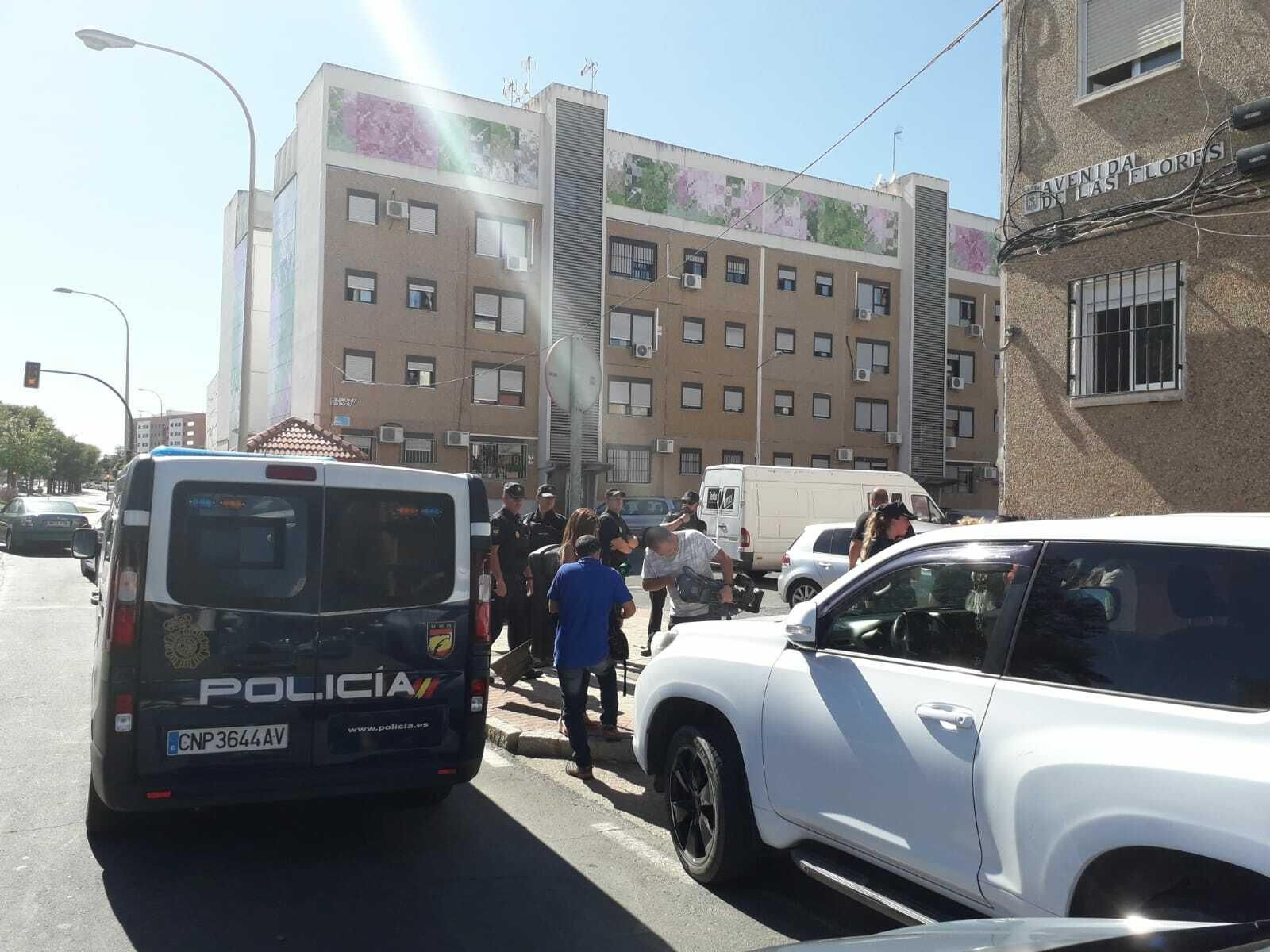 Tiroteo en la zona de la avenida de las Flores de la Barriada del Torrejó