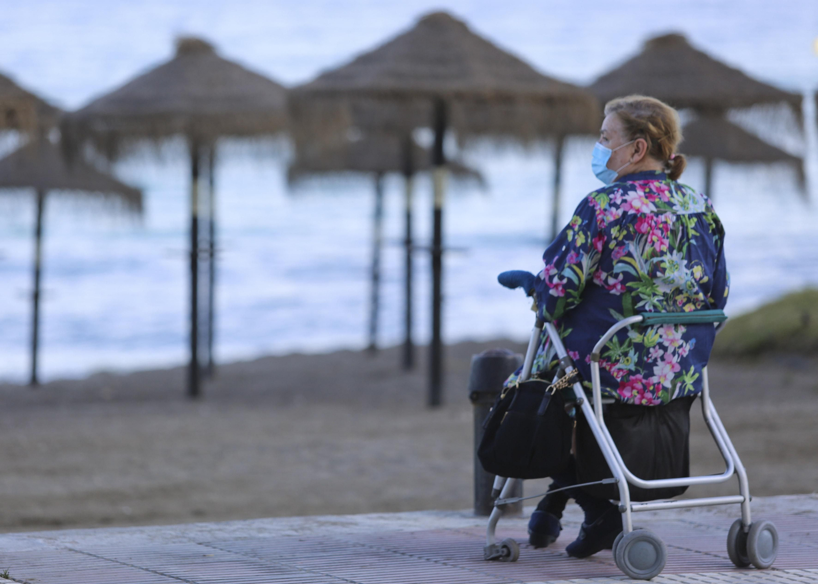 Las fotos de las concentraciones en el paseo marítimo de Málaga