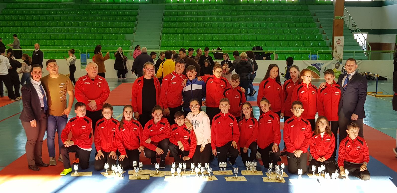 La delegación del CD Río Nacimiento en el andaluz de Almuñécar