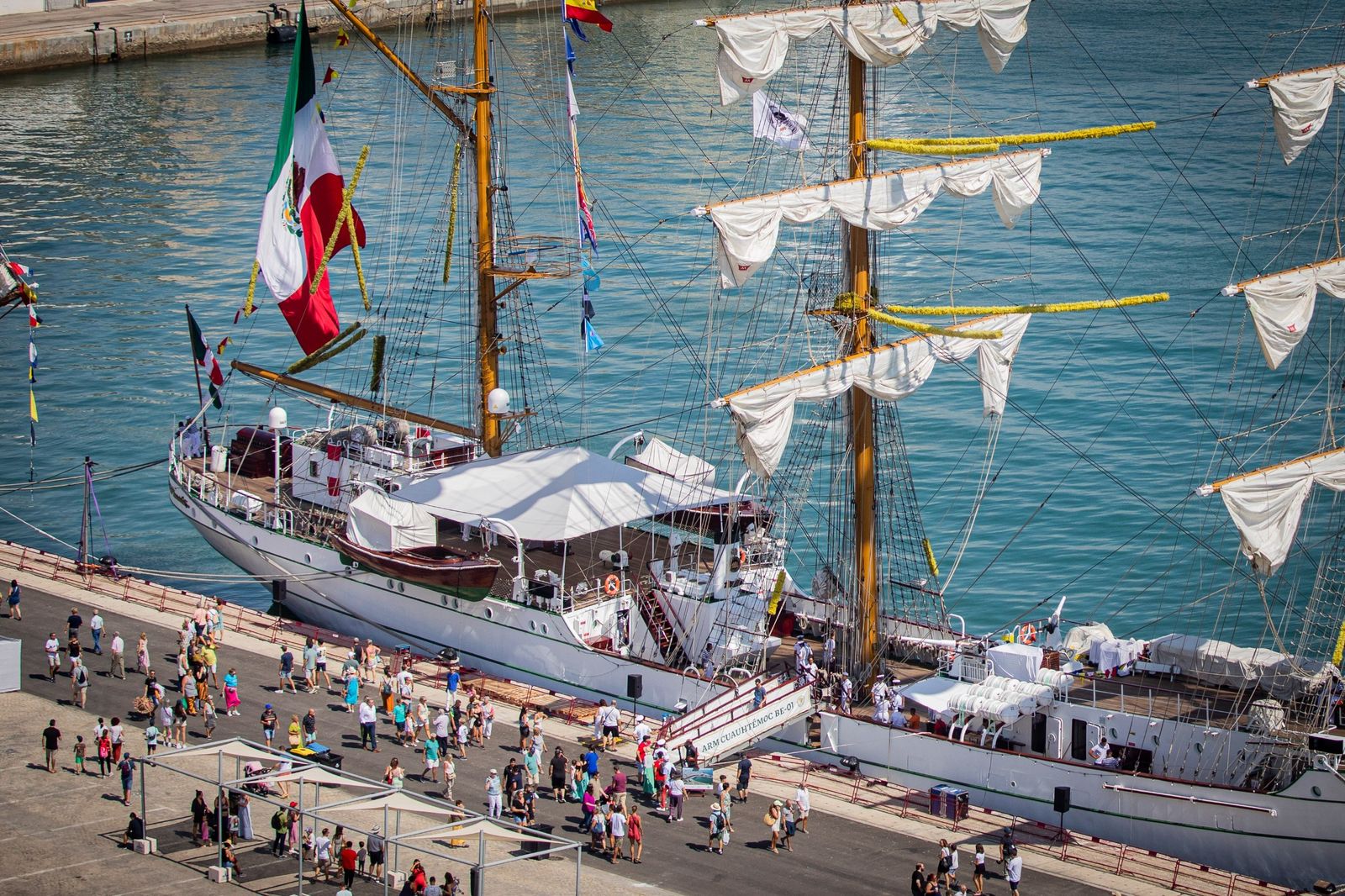 Las imágenes de la Gran Regata 2023 de Cádiz, desde el cielo
