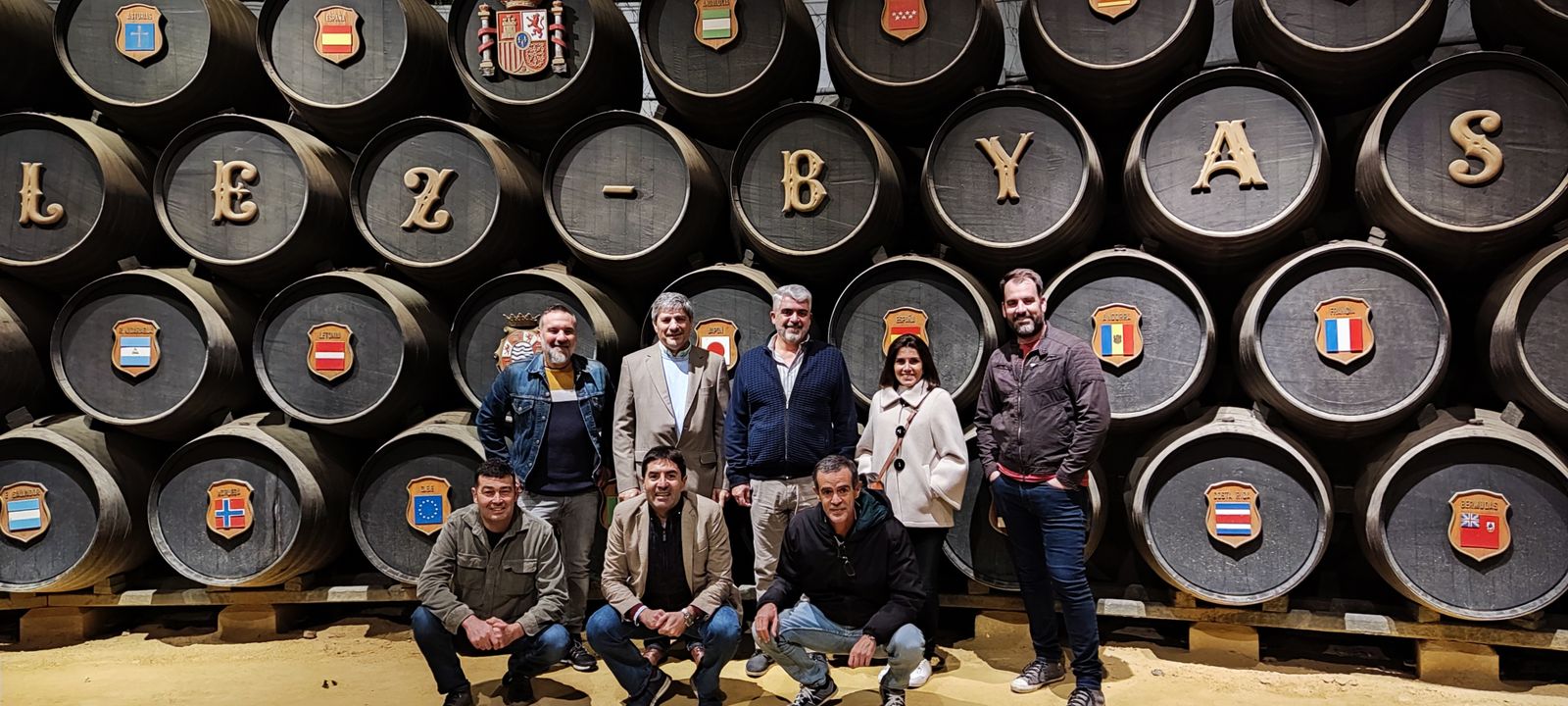 Una imagen de algunos de los asistentes a la convención en González Byass.