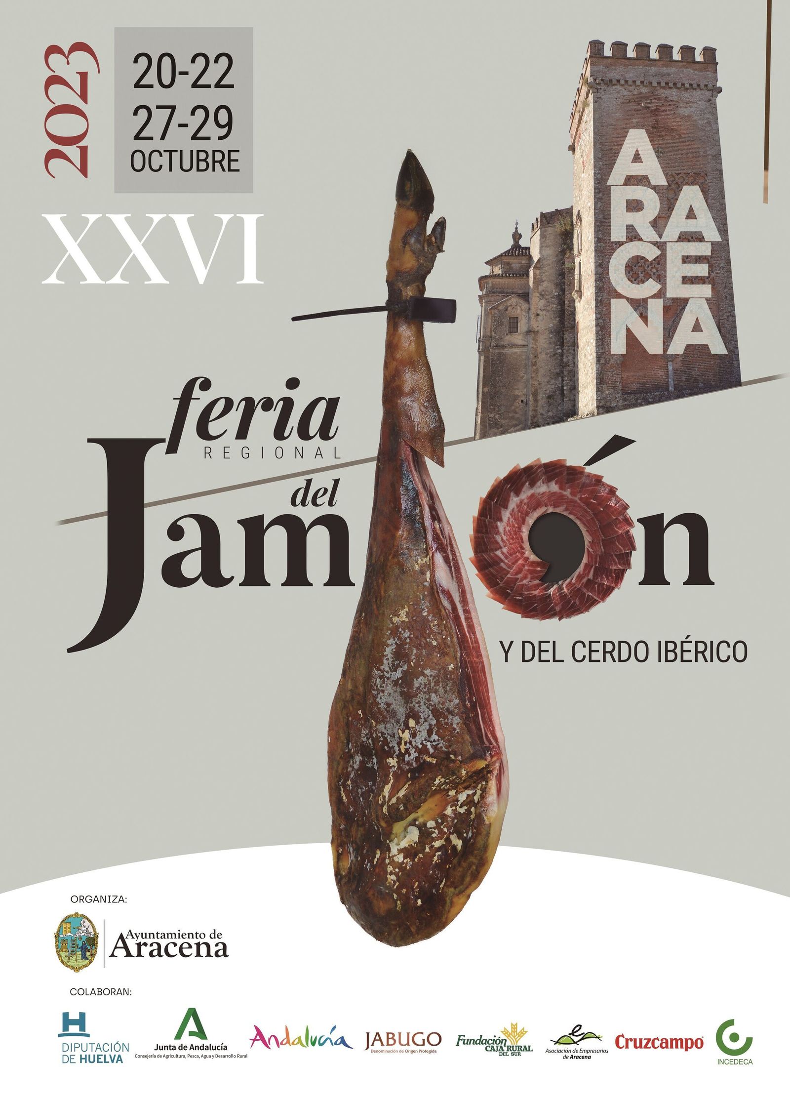 Cartel Feria del Jamón.