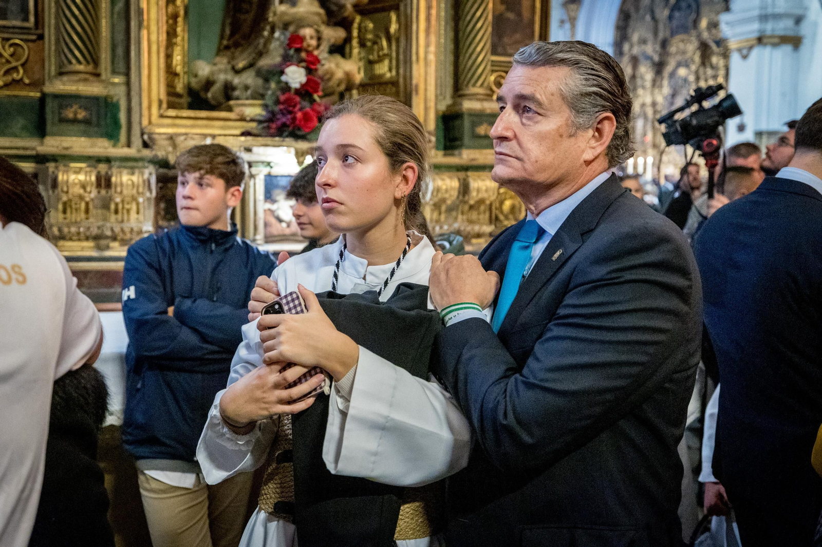 Imágenes de la hermandad del Caído, que decide no salir, en la Semana Santa de Cádiz 2025