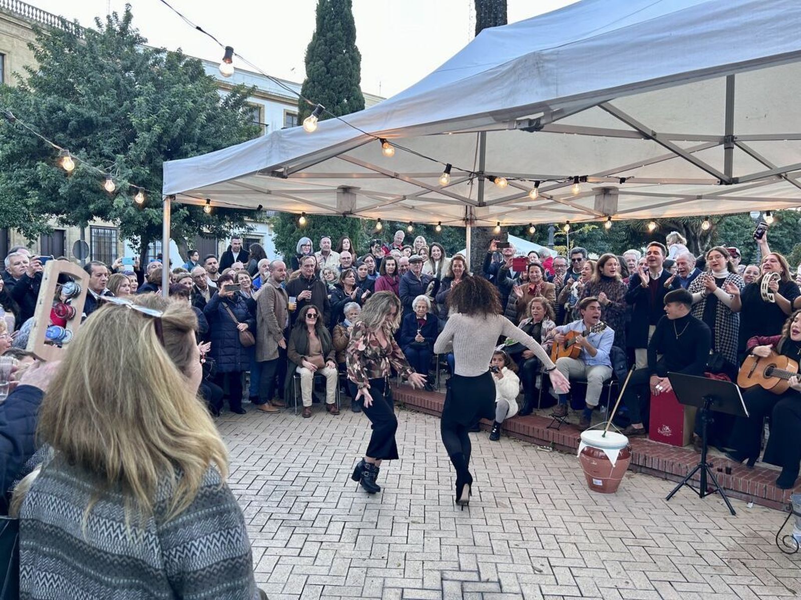 Zambomba de la Hermandad de Las Angustias esta Navidad 2023.