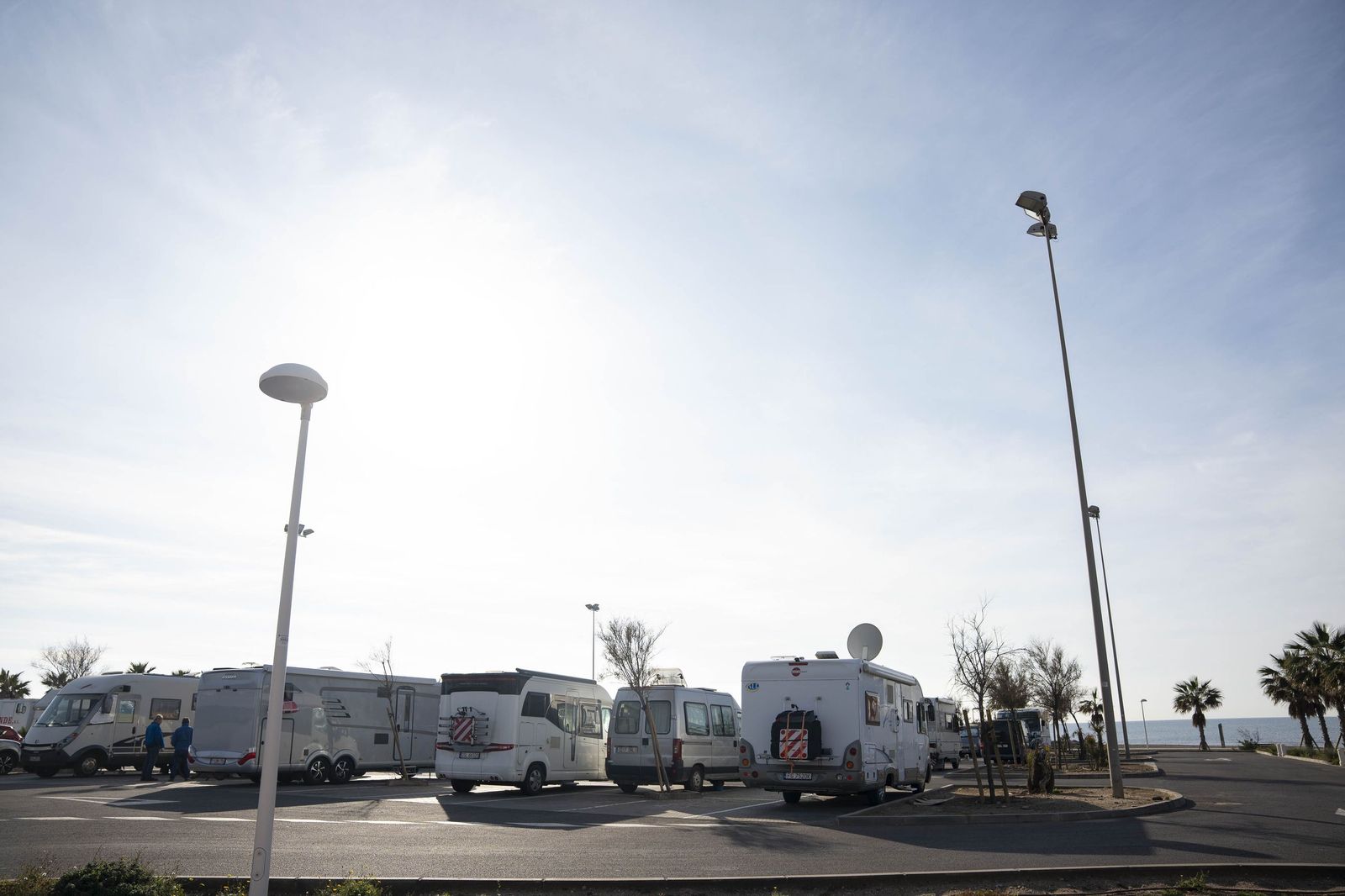 Las caravanas también están en el Delta del Andarax y la playa del Zapillo.