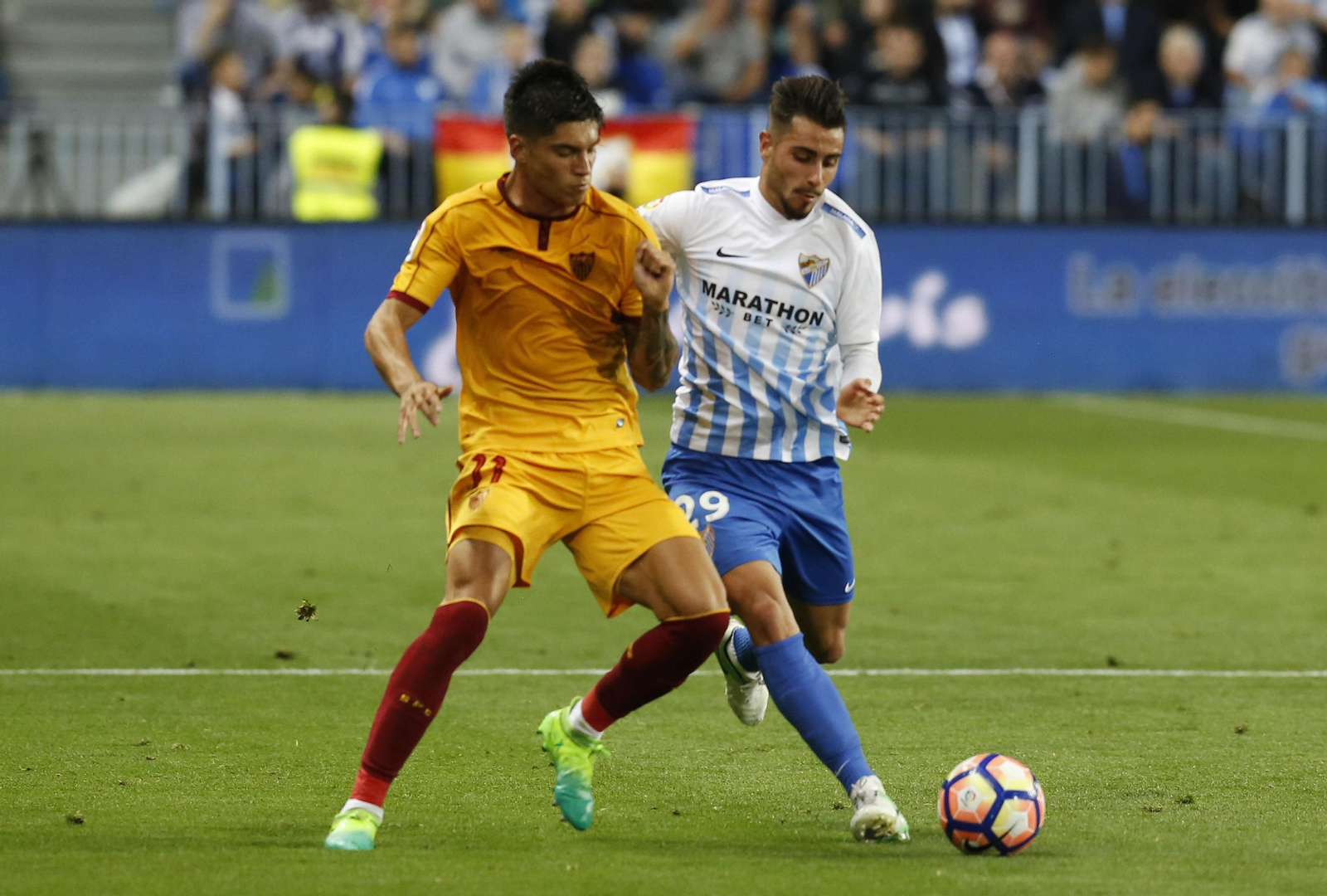 El Málaga-Sevilla, en imágenes