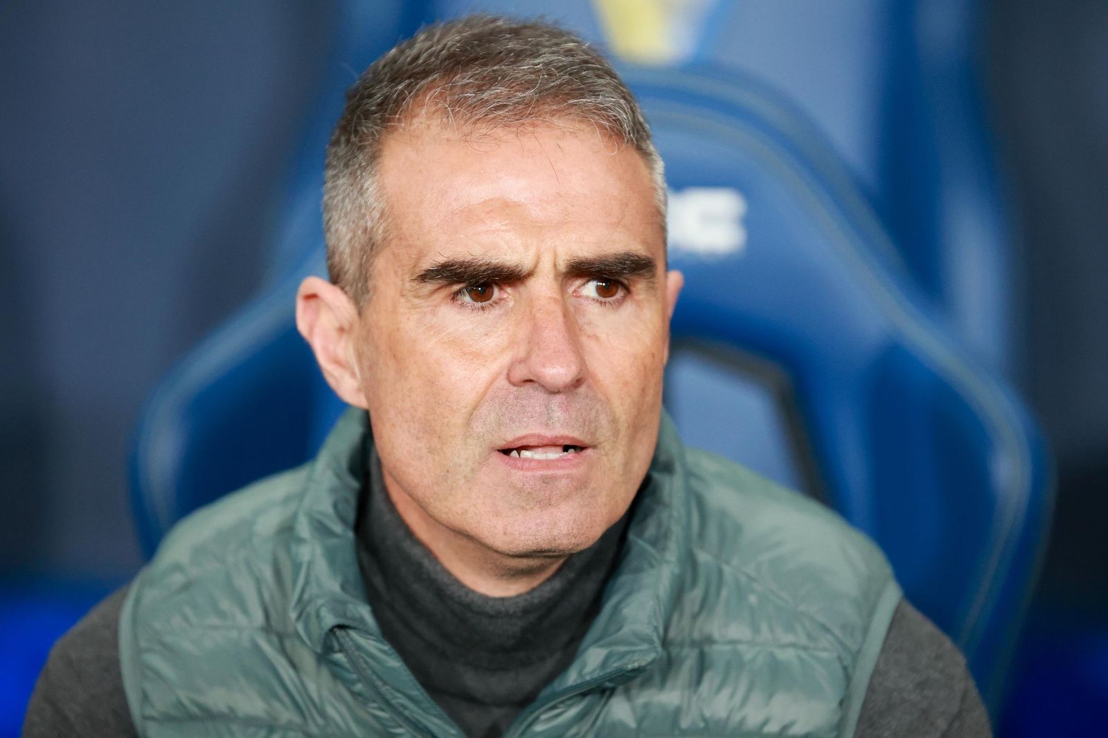 Gaizka Garitano, técnico del conjunto amarillo.