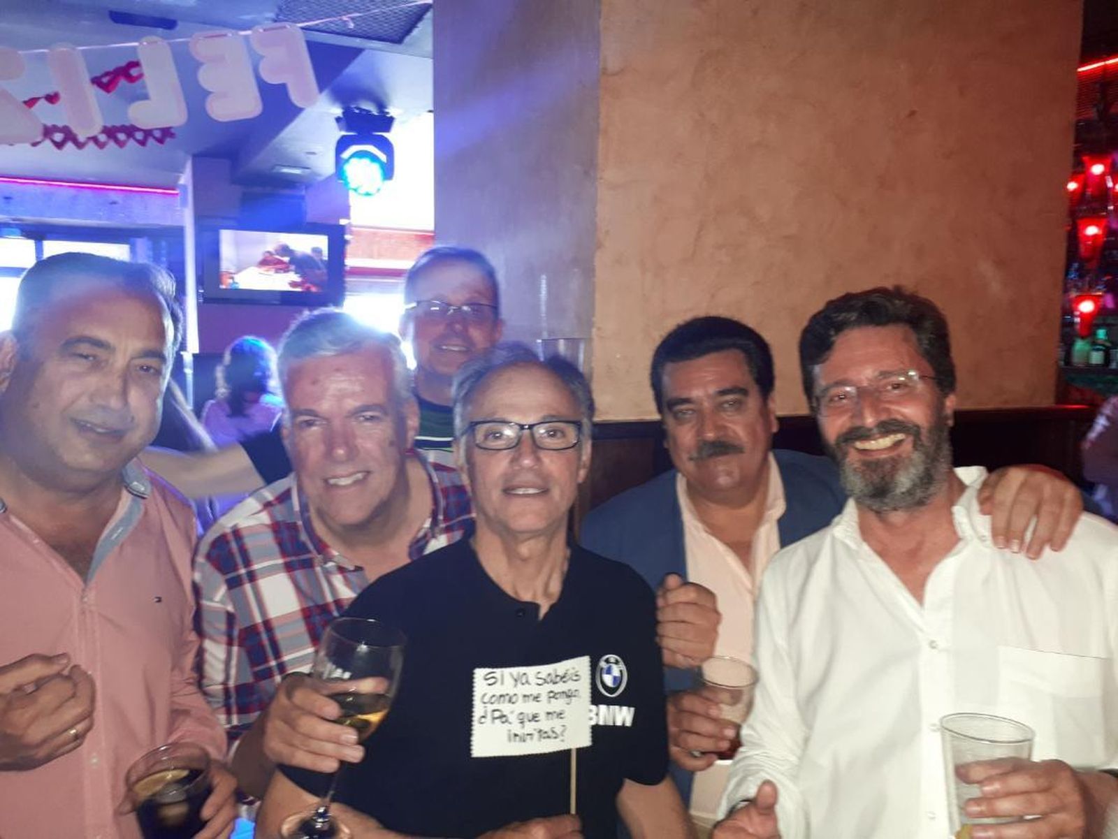 Nono Jaime, Johan van Vroenhoven, José Miguel Lacave, Lele Ramírez, Alfonso Rodríguez y Manuel Rodríguez Sánchez.