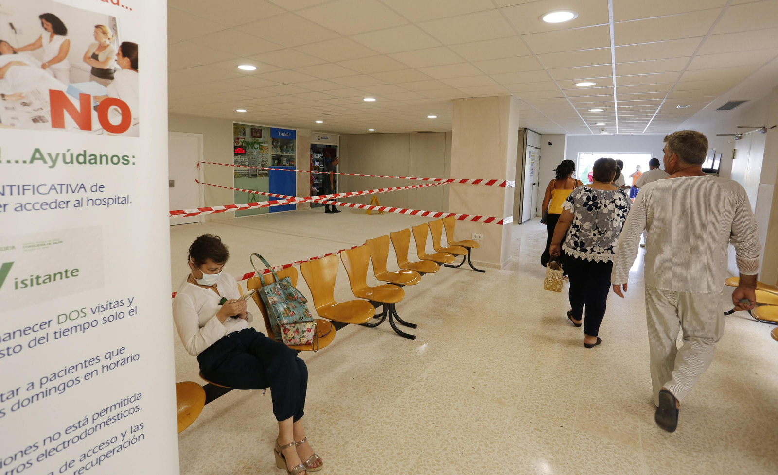 Aspecto del nuevo hall, donde estará la sala de espera.