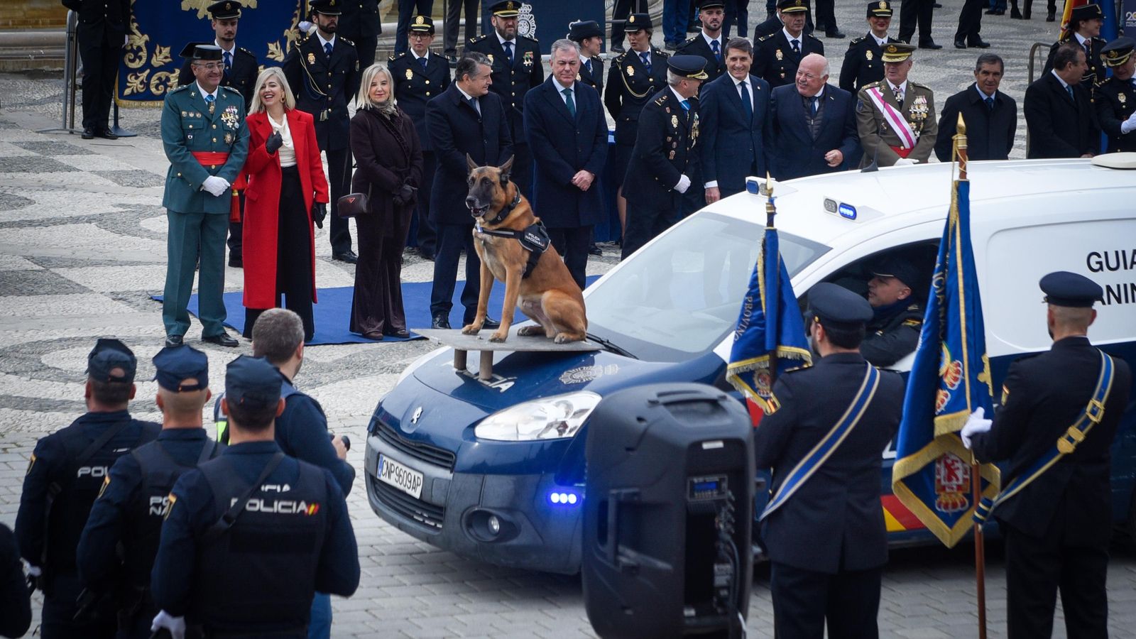 Acto de celebración del Bicentenario de la Policía Nacional en Sevilla