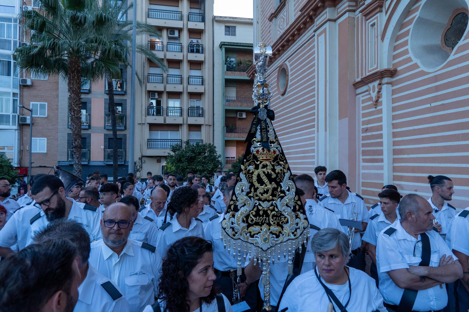 Imágenes del traslado de Nuestra Señora de la Cinta a la Parroquia Mayor de San Pedro