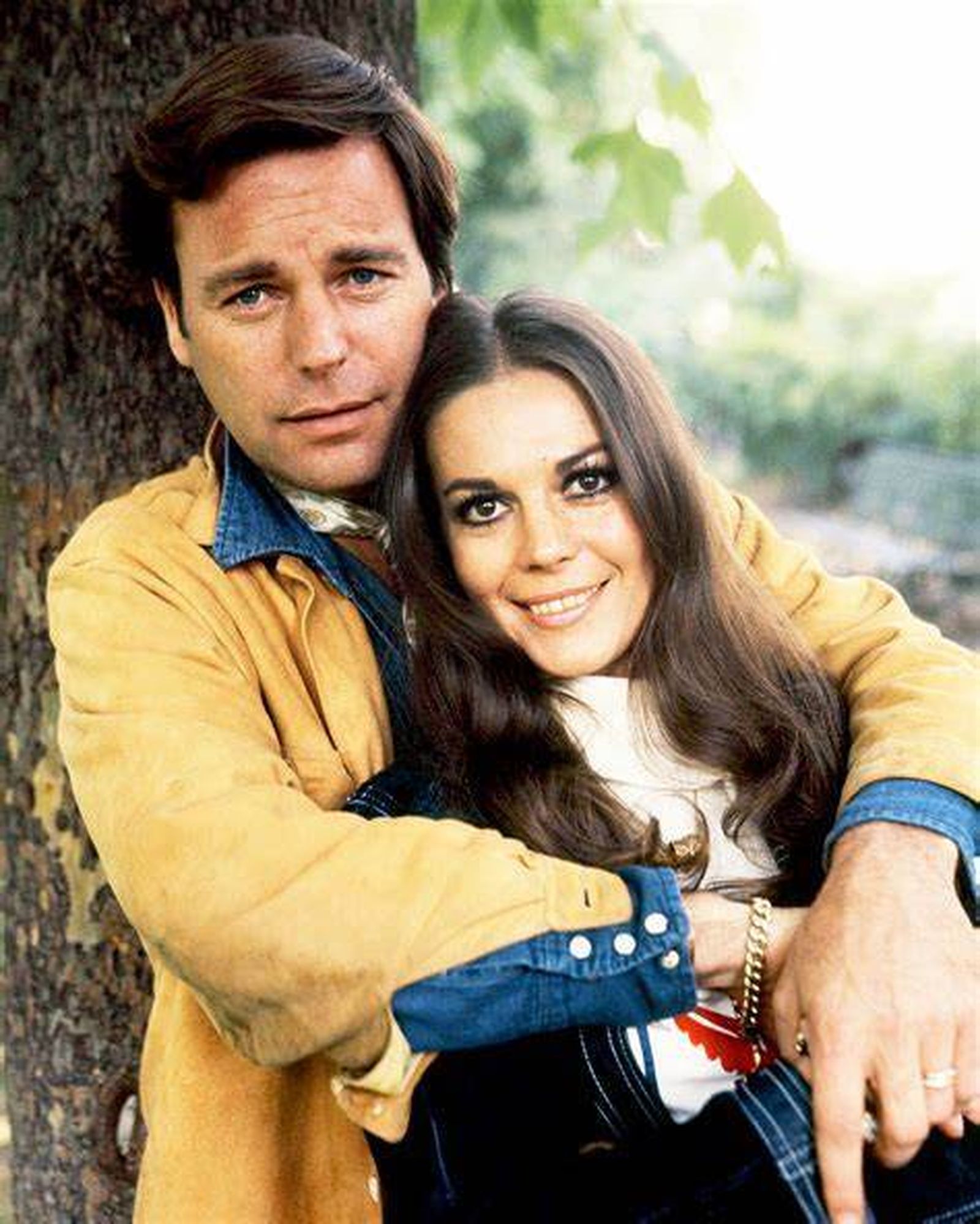 Natalie Wood con su marido, Robert Wagner.