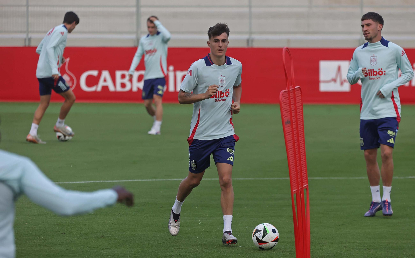 Fotos del entrenamiento de la selección española sub-21 en La Línea
