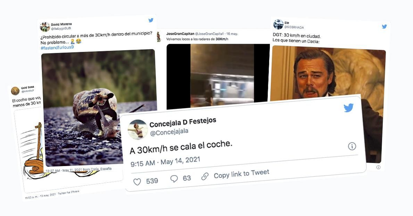 Los memes de los nuevos límites de velocidad