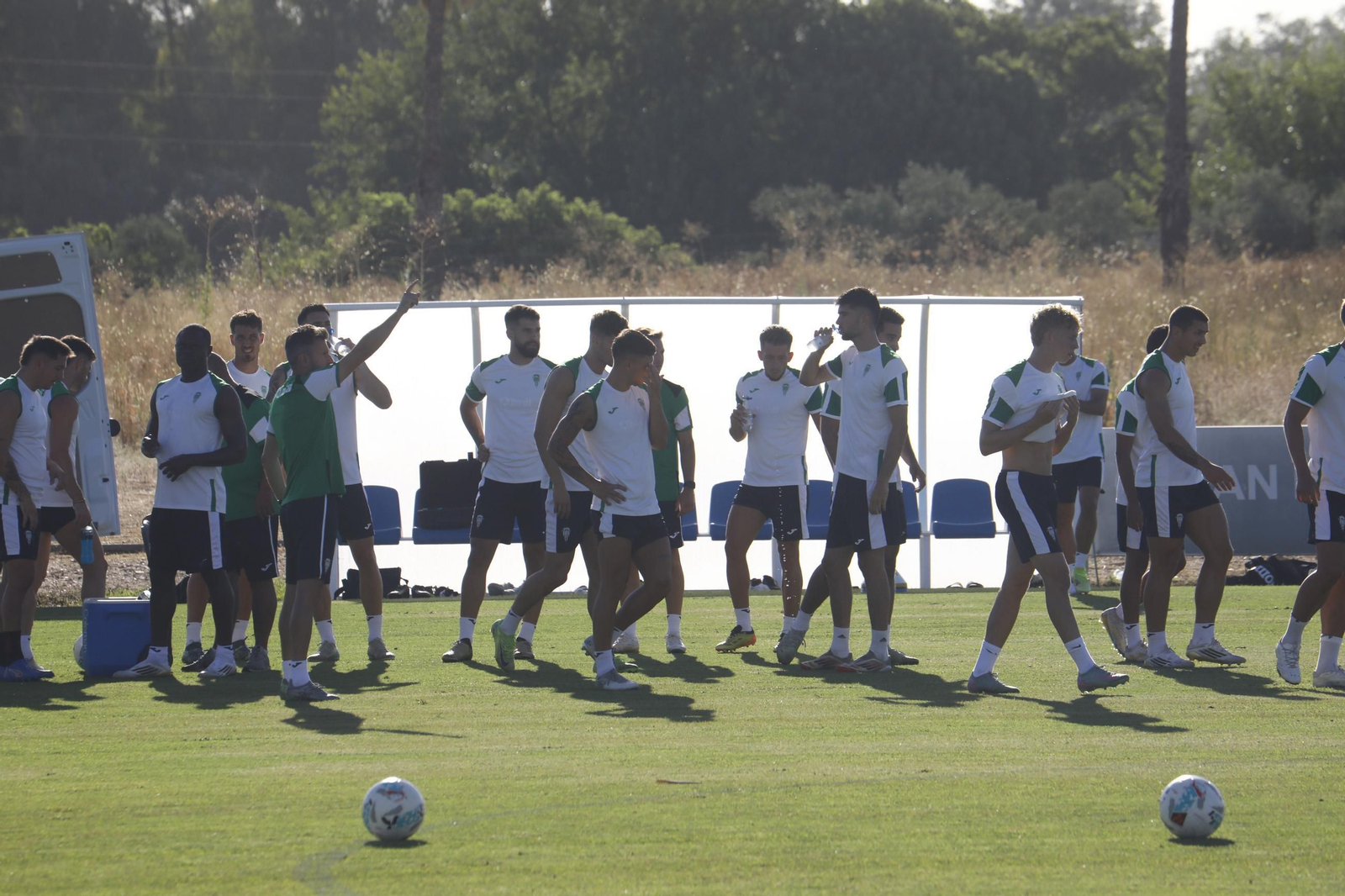 Las mejores imágenes del entrenamiento del Córdoba CF en el inicio de la tercera semana de preparación