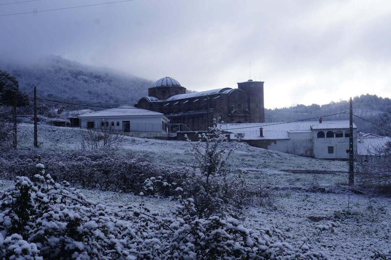 La Sierra de Aracena completamente nevada: dos años después de Filomena