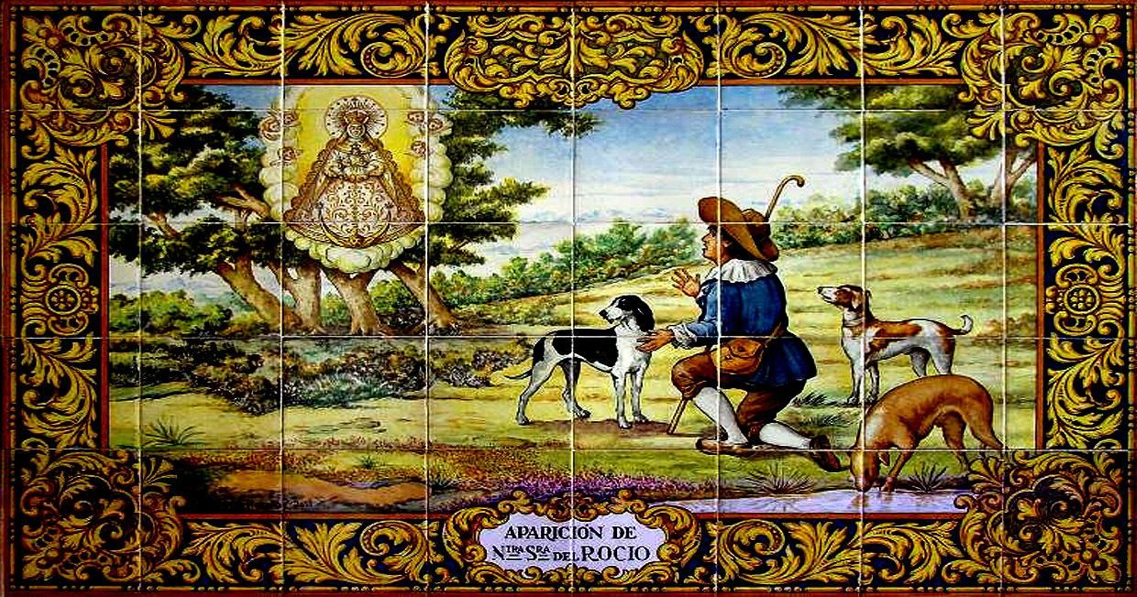 Aparición de la Virgen del Rocío.