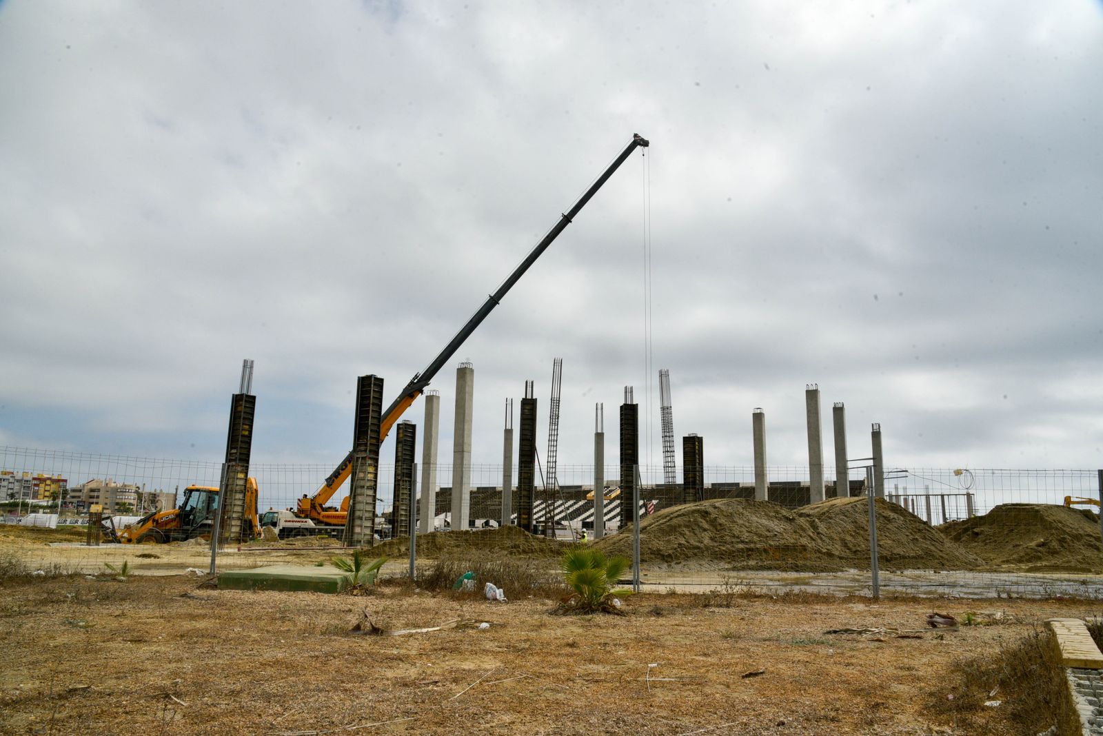 Las obras del Estadio Municipal de La Línea