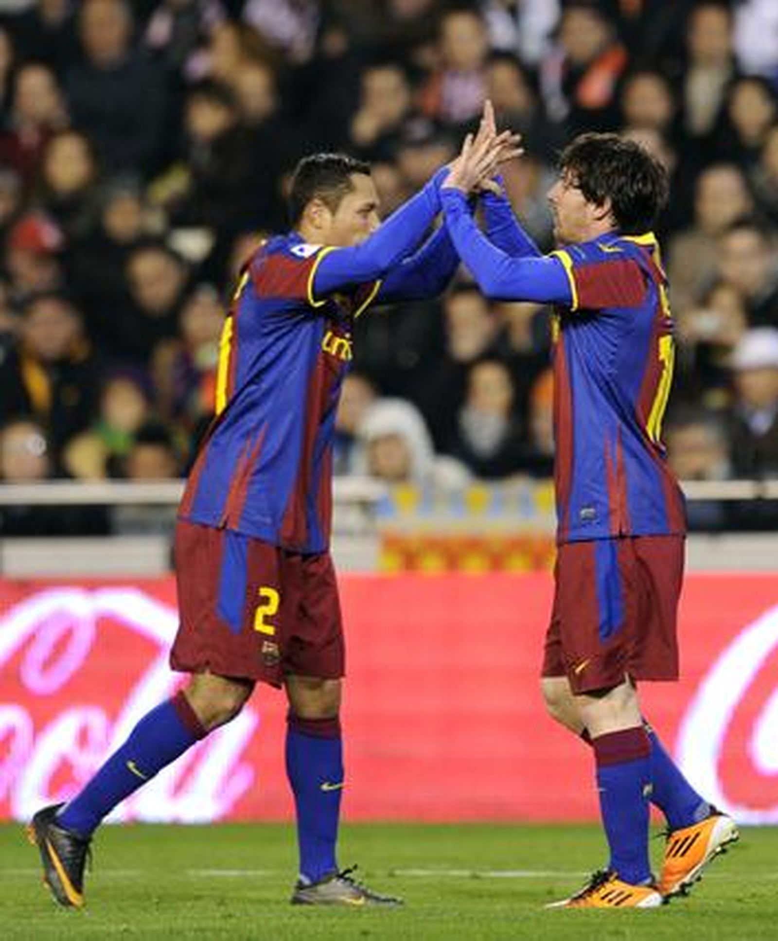 El Barcelona consigue una trabajada victoria en Mestalla.

Foto: AFP/ Reuters