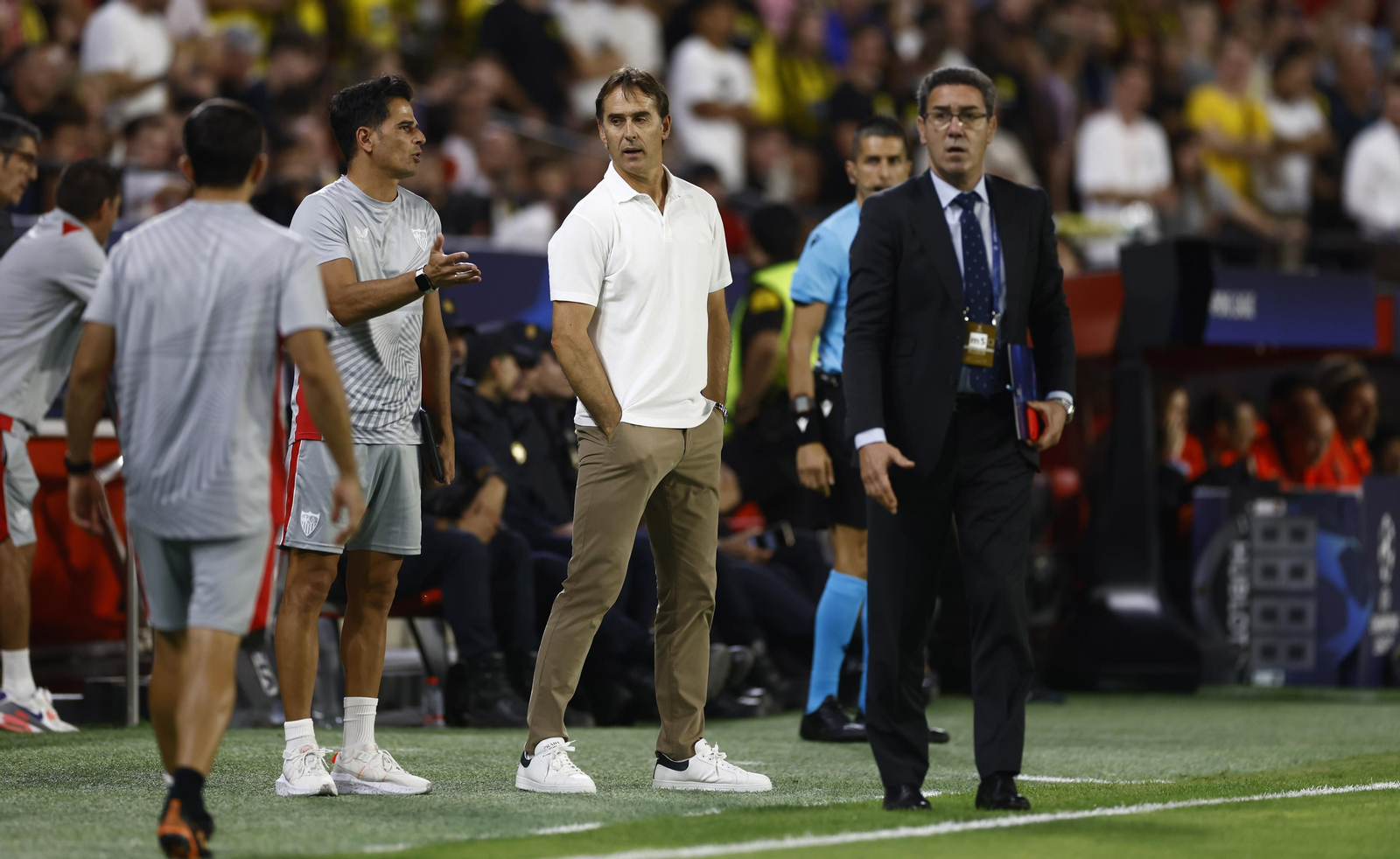 Las imágenes del Sevilla fc-Borussia