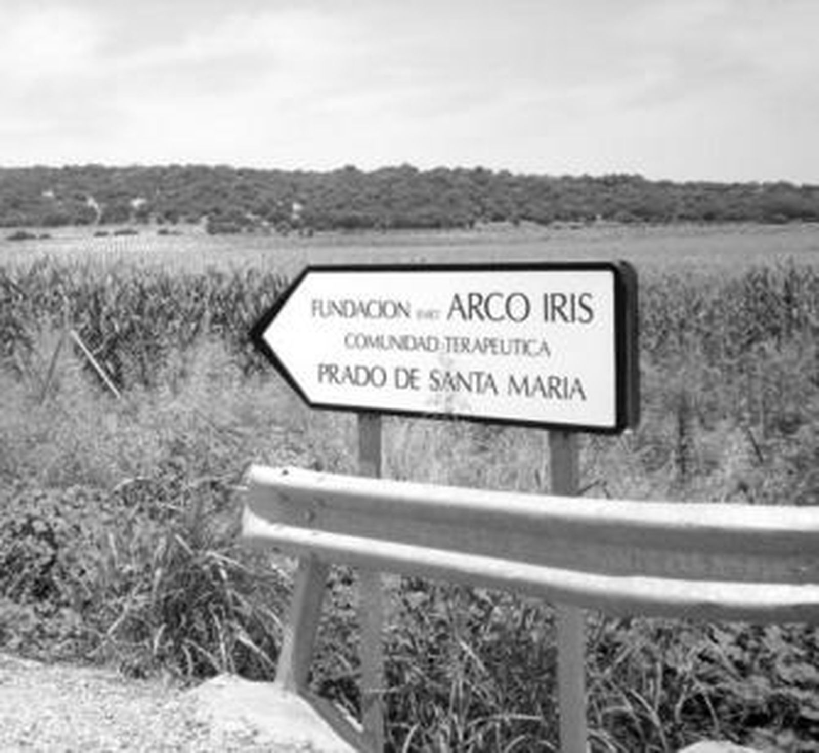 Zona de entrada al centro de atención de Hornachuelos del que se fugaron las cinco menores.
