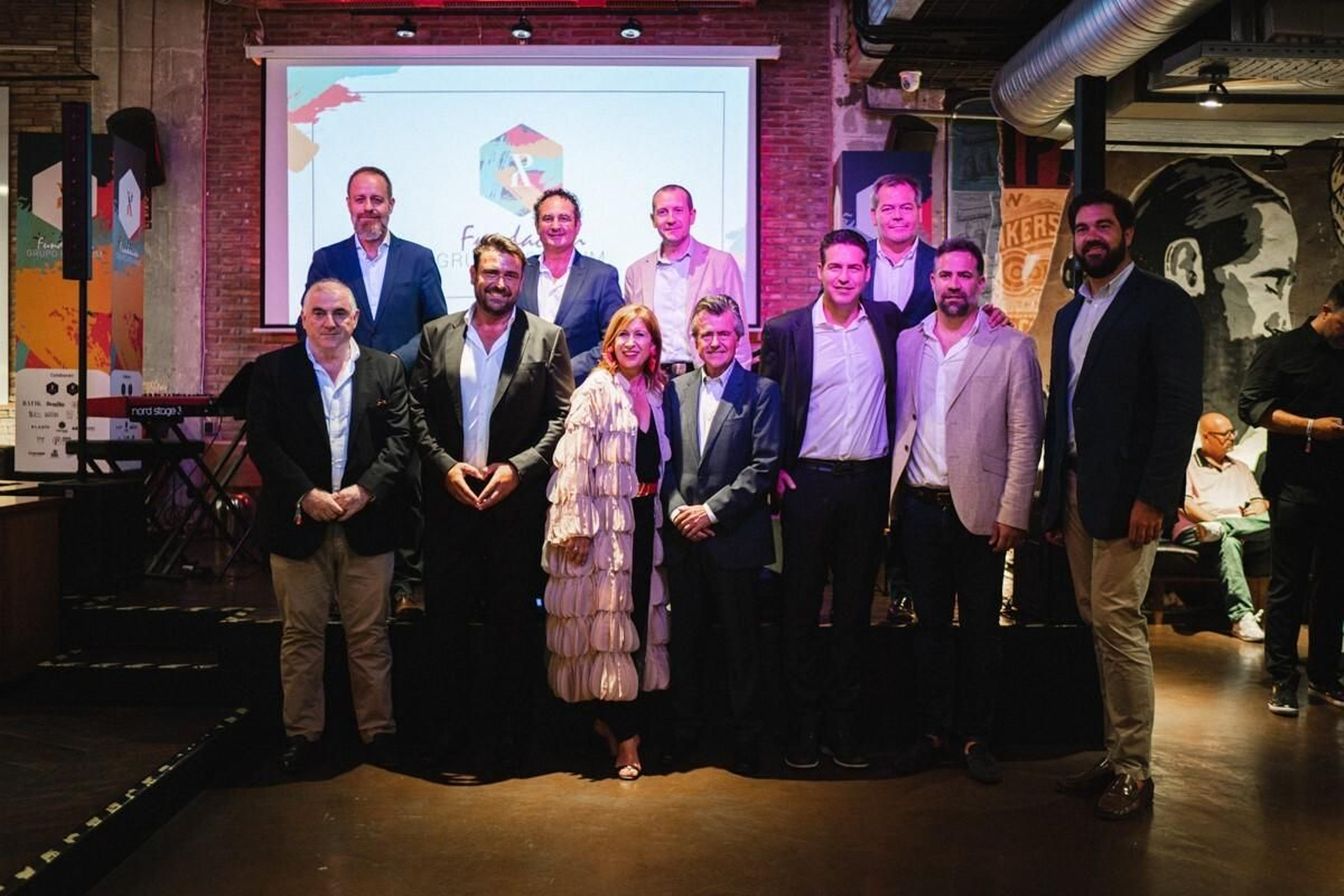 Participantes en la presentación de la Fundación Grupo Premium.