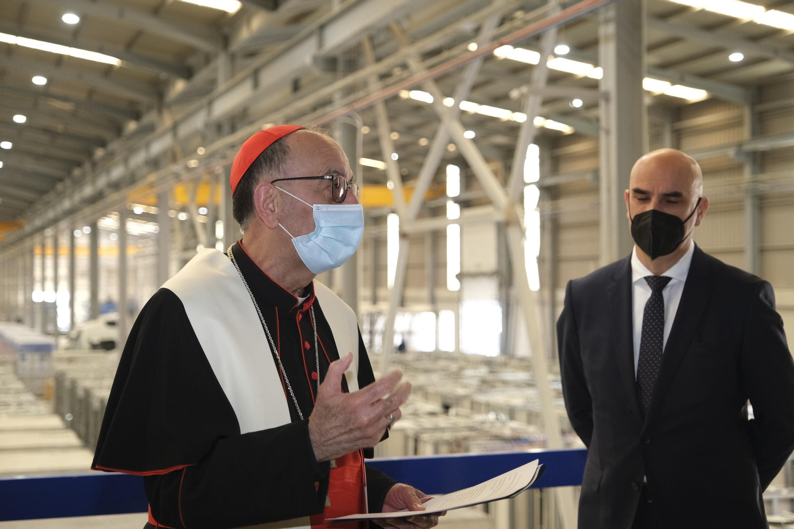 Bendición de las instalaciones de Hydrodiseño, en Huércal Overa (Almería)