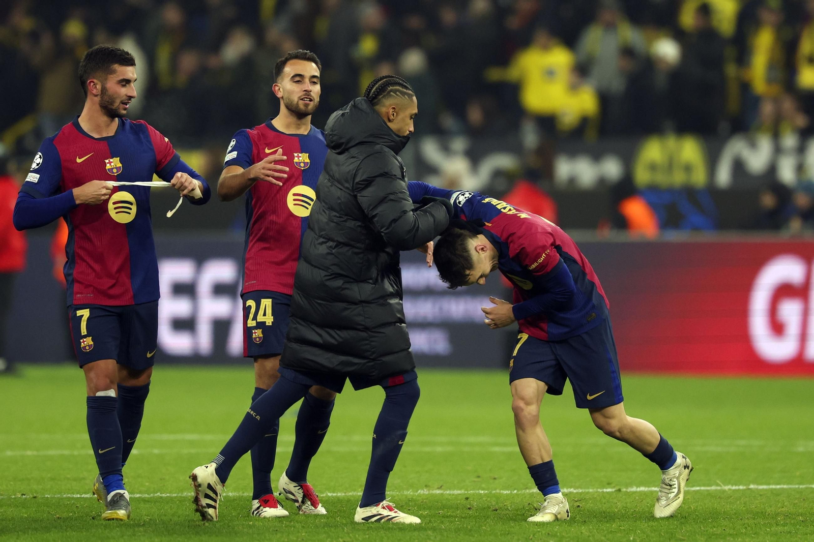 Las imágenes del Borussia Dortmund - Barcelona
