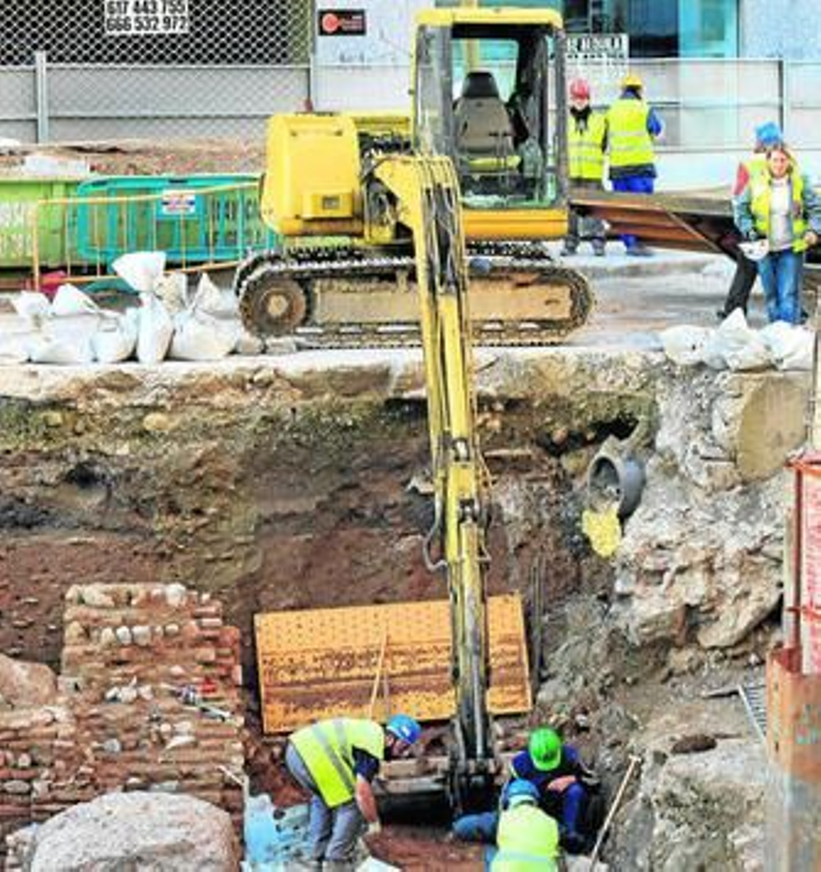 Detalle de la muralla.