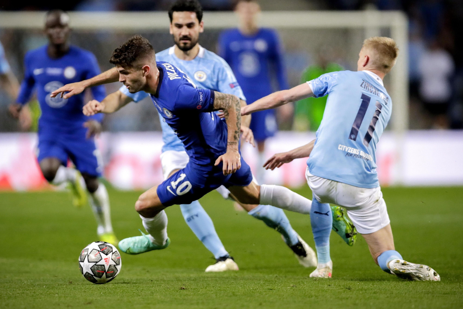 La final de la Champions entre el Manchester City y el Chelsea, en imágenes