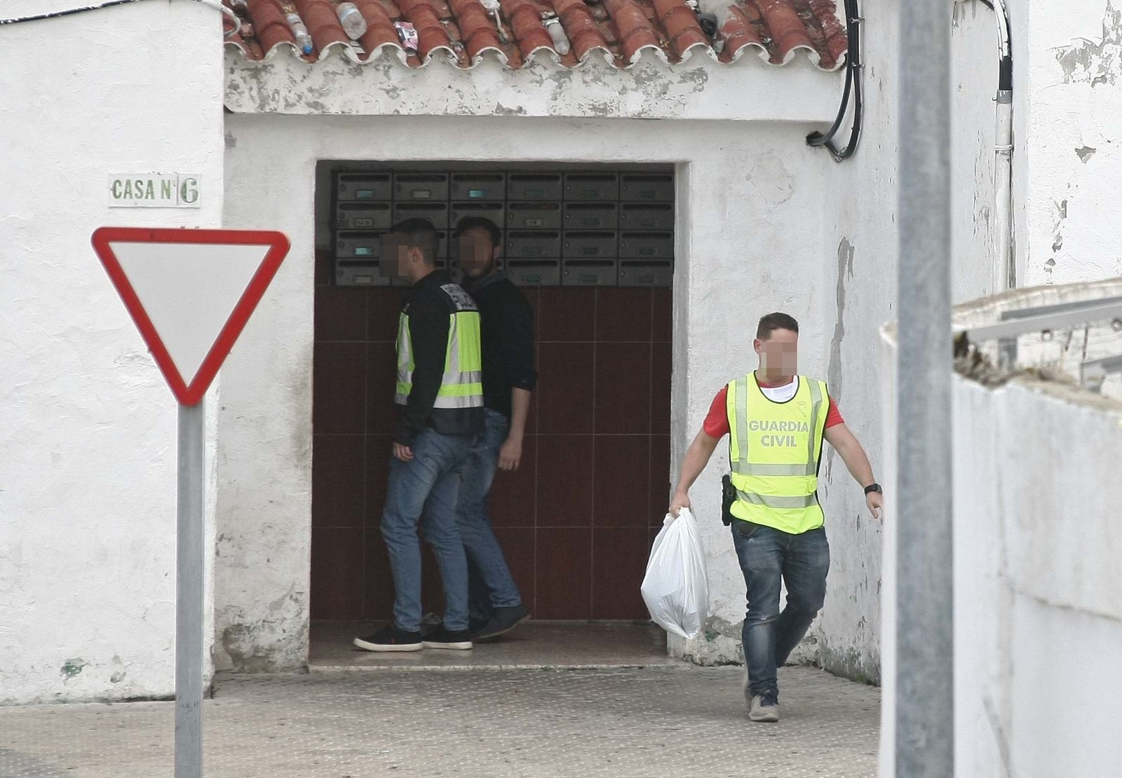 Operación antidroga en la barriada de El Saladillo de Algeciras